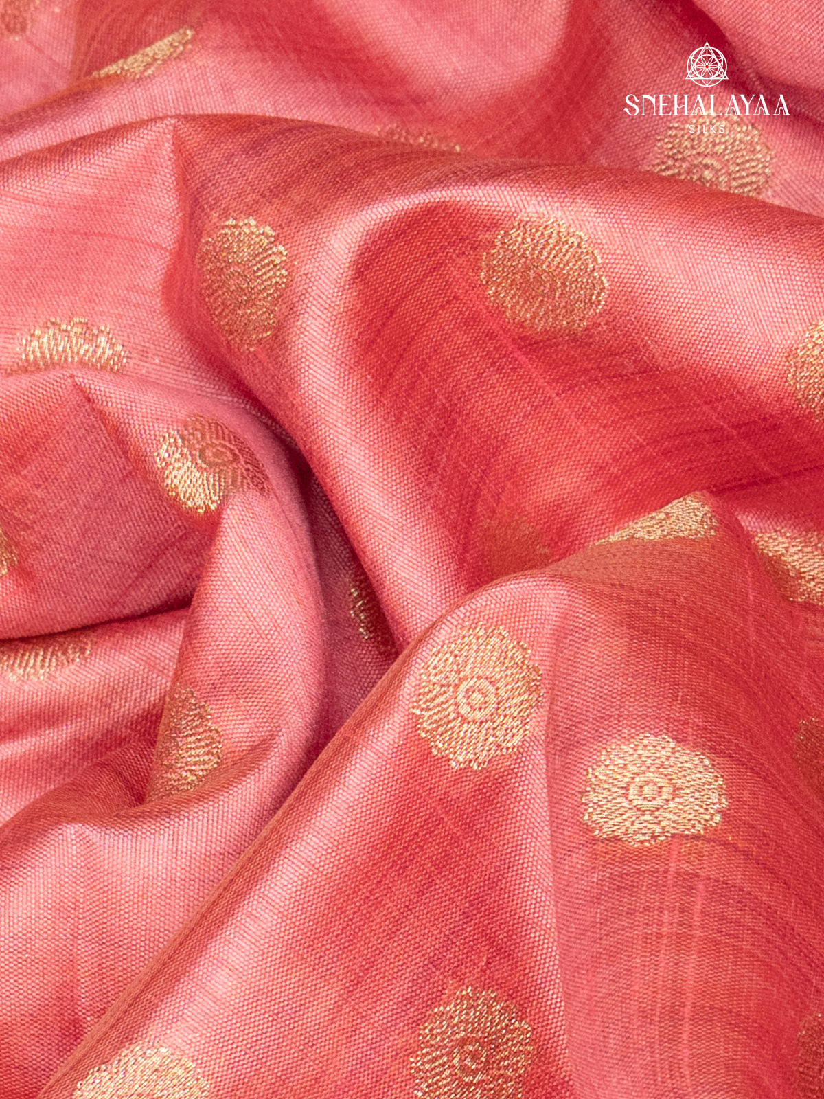 Pink Raw Silk Saree