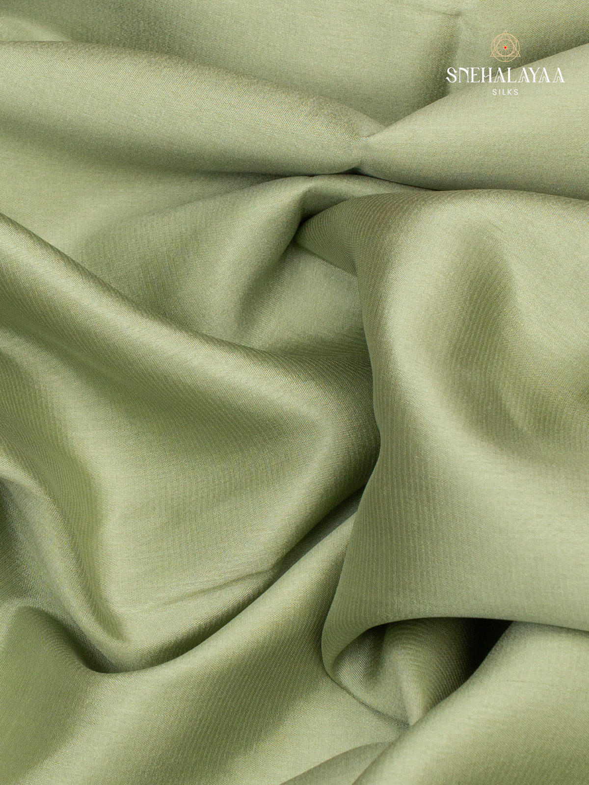 Pista Green Mysore Crepe Silk Saree