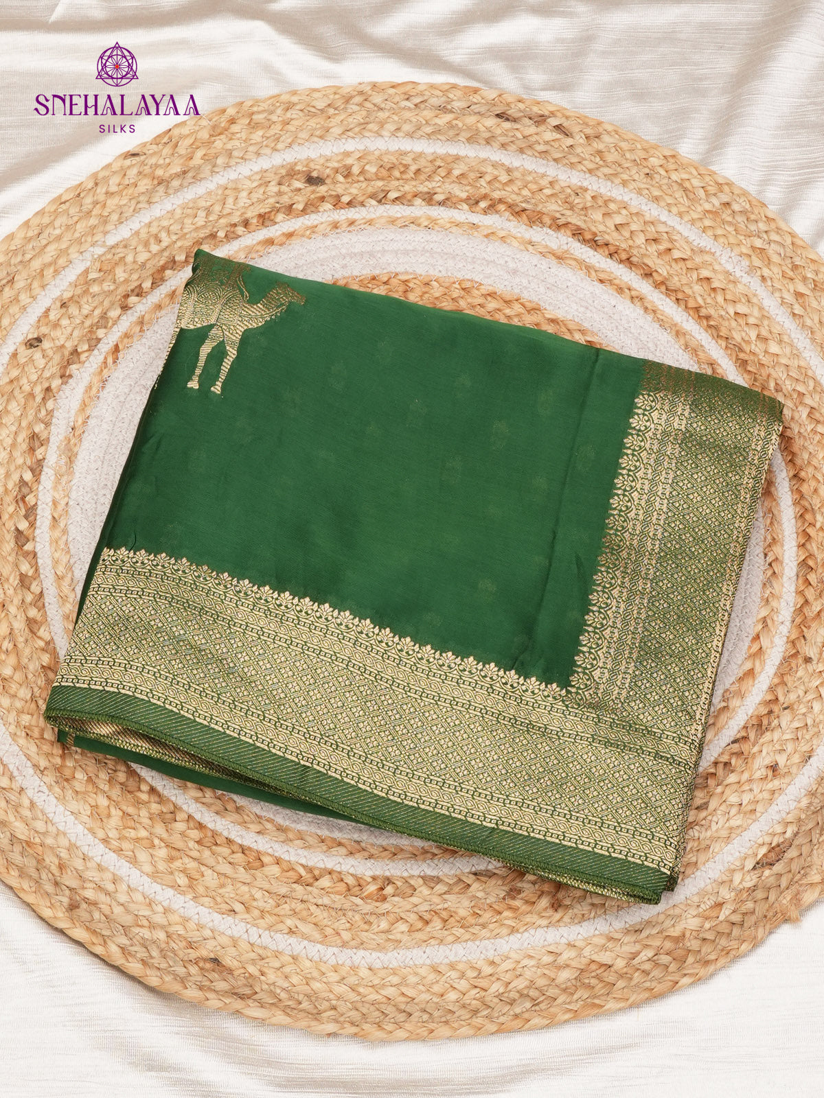 Green Banaras Silk Saree