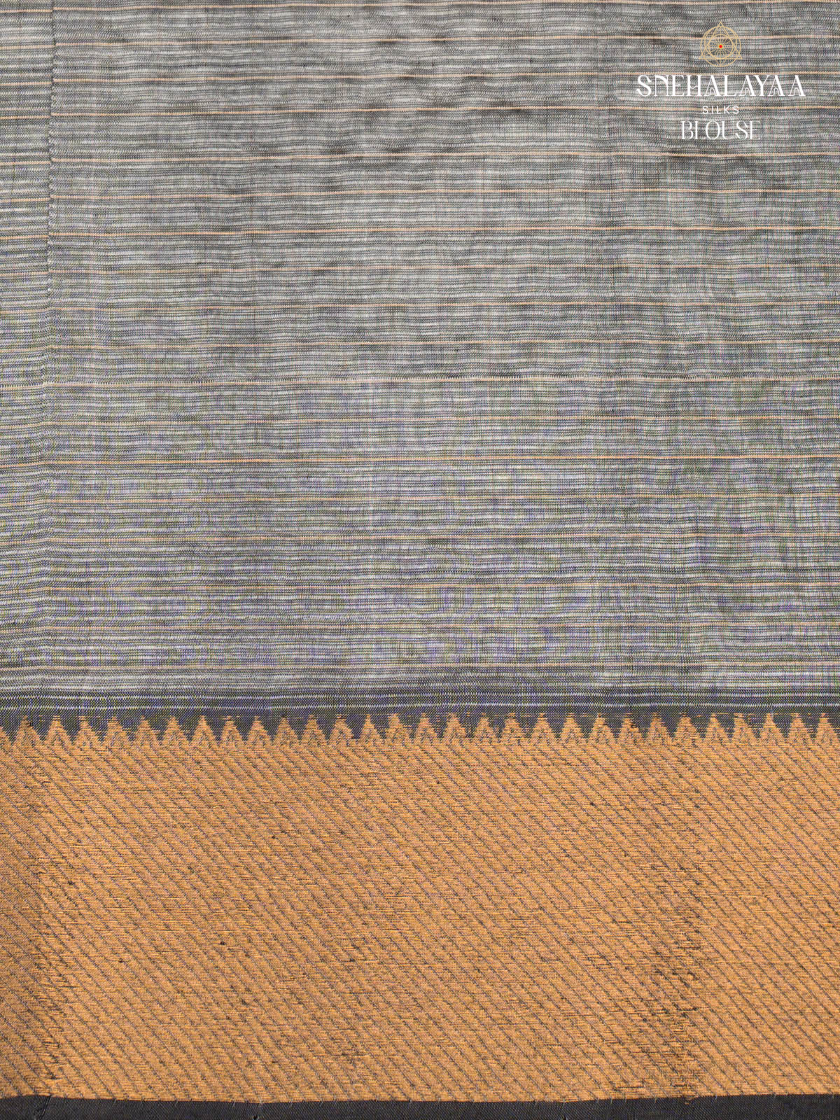 Grey Mangalagiri Silk Cotton Saree