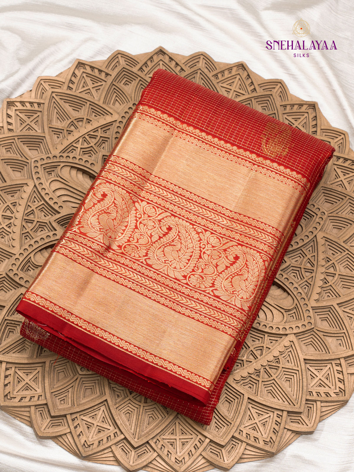 Red Kanjivaram Silk Saree
