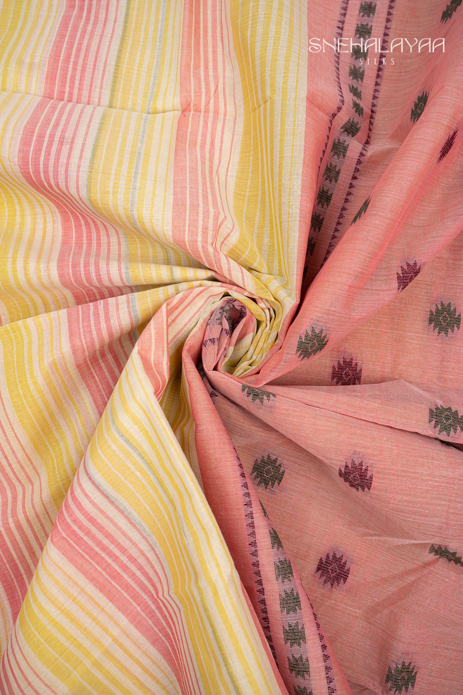 Multicolor Bengal Cotton Saree