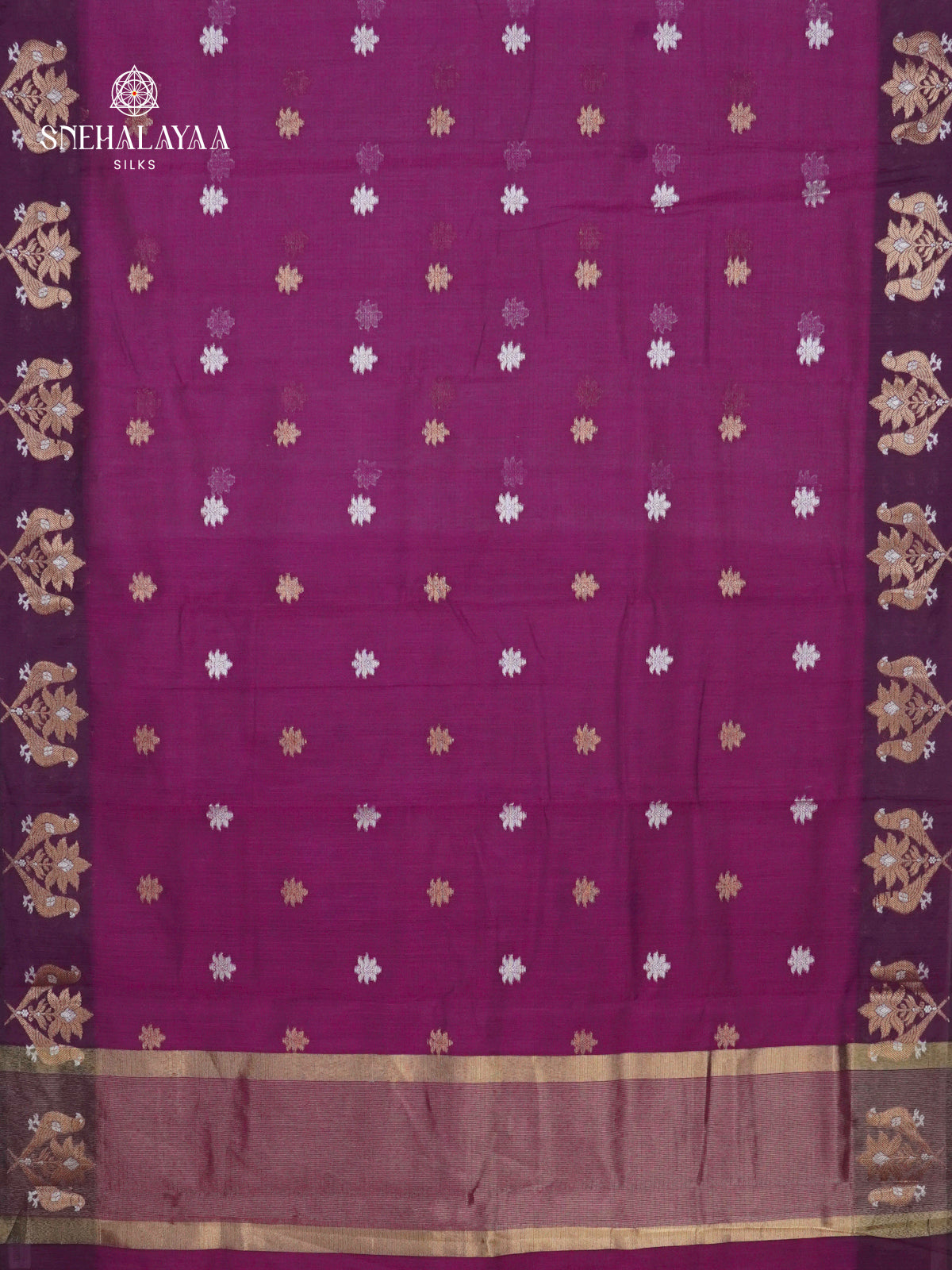 Purple Kota Saree