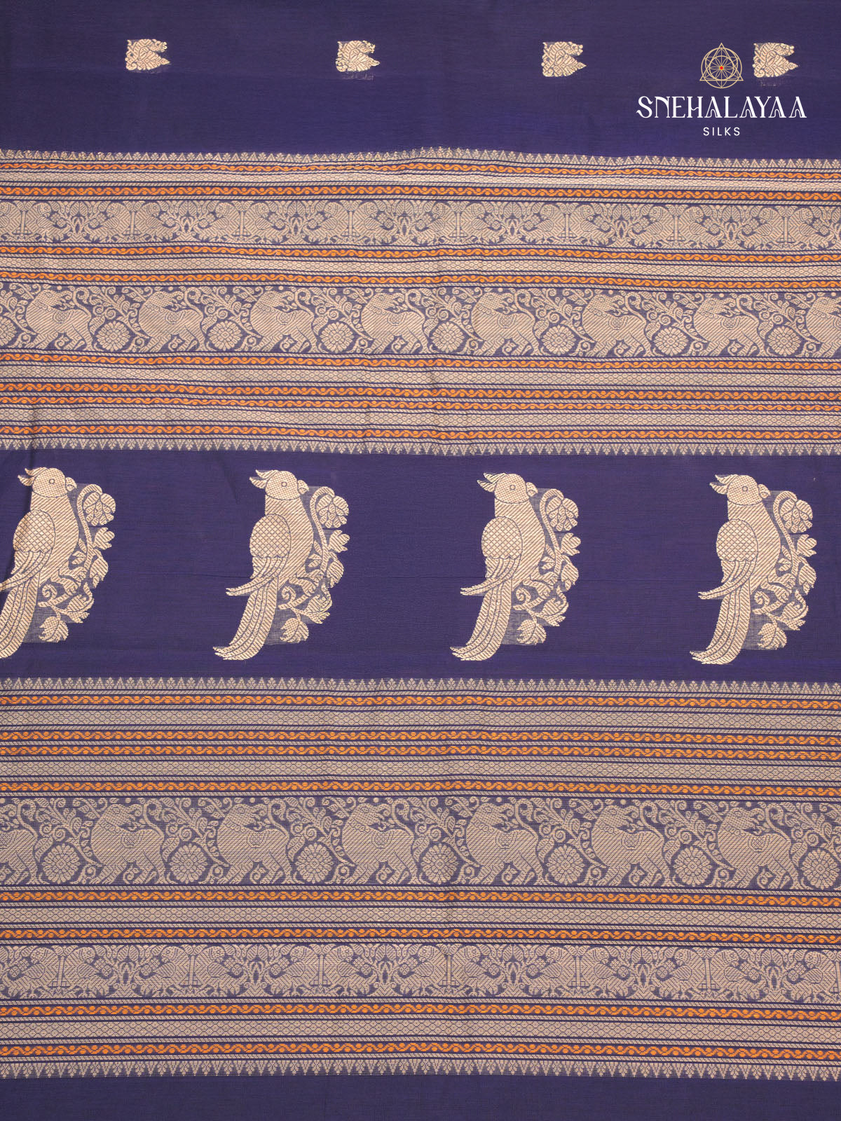 Violet Kanchi Cotton Saree