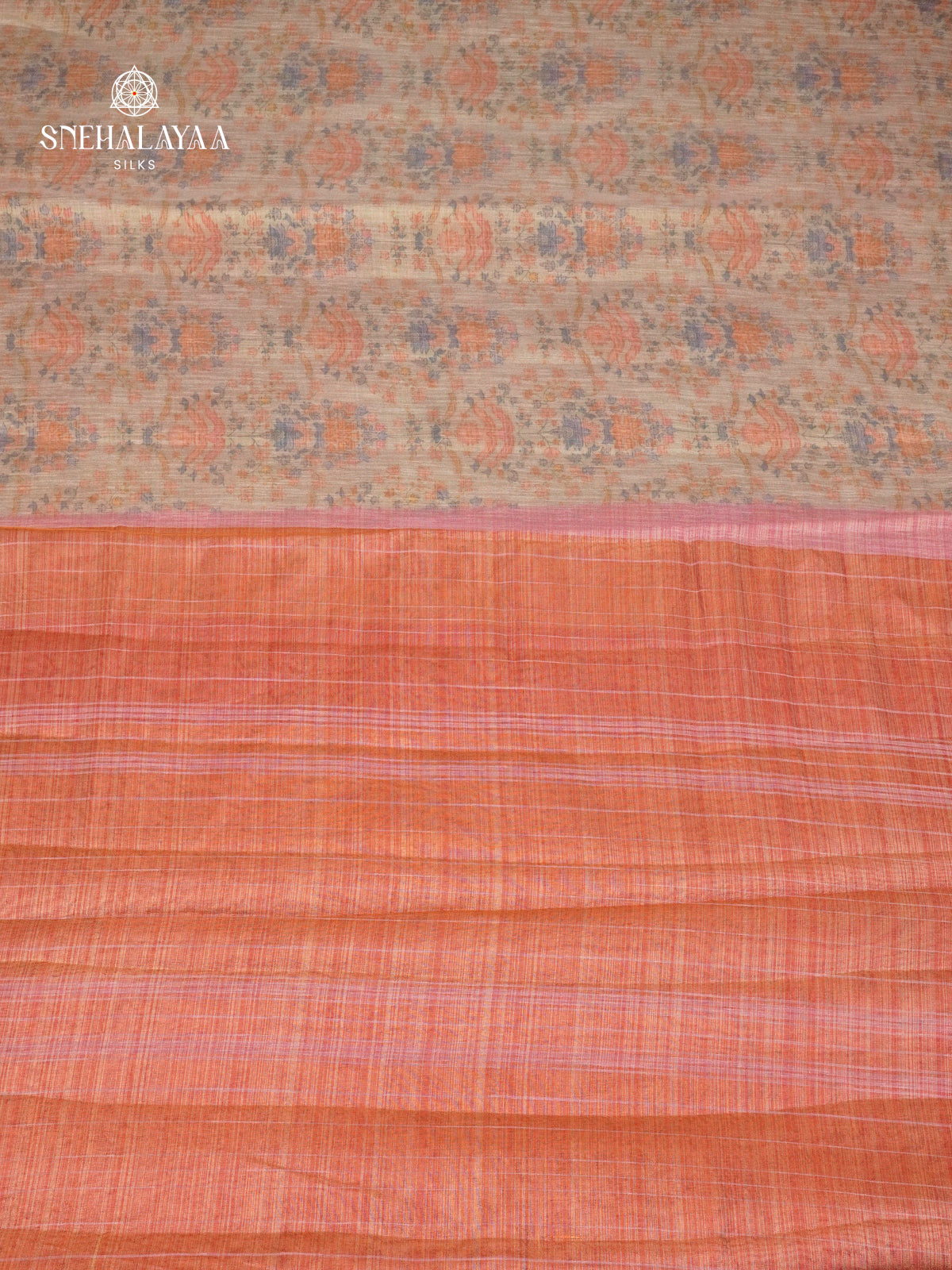 Mustard Linen Tissue Saree