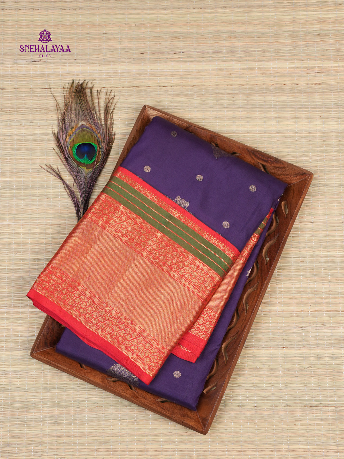 Blue Kanjivaram Silk Saree