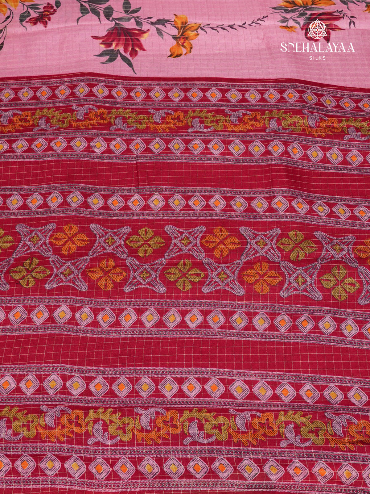 Pink Dola Silk Saree