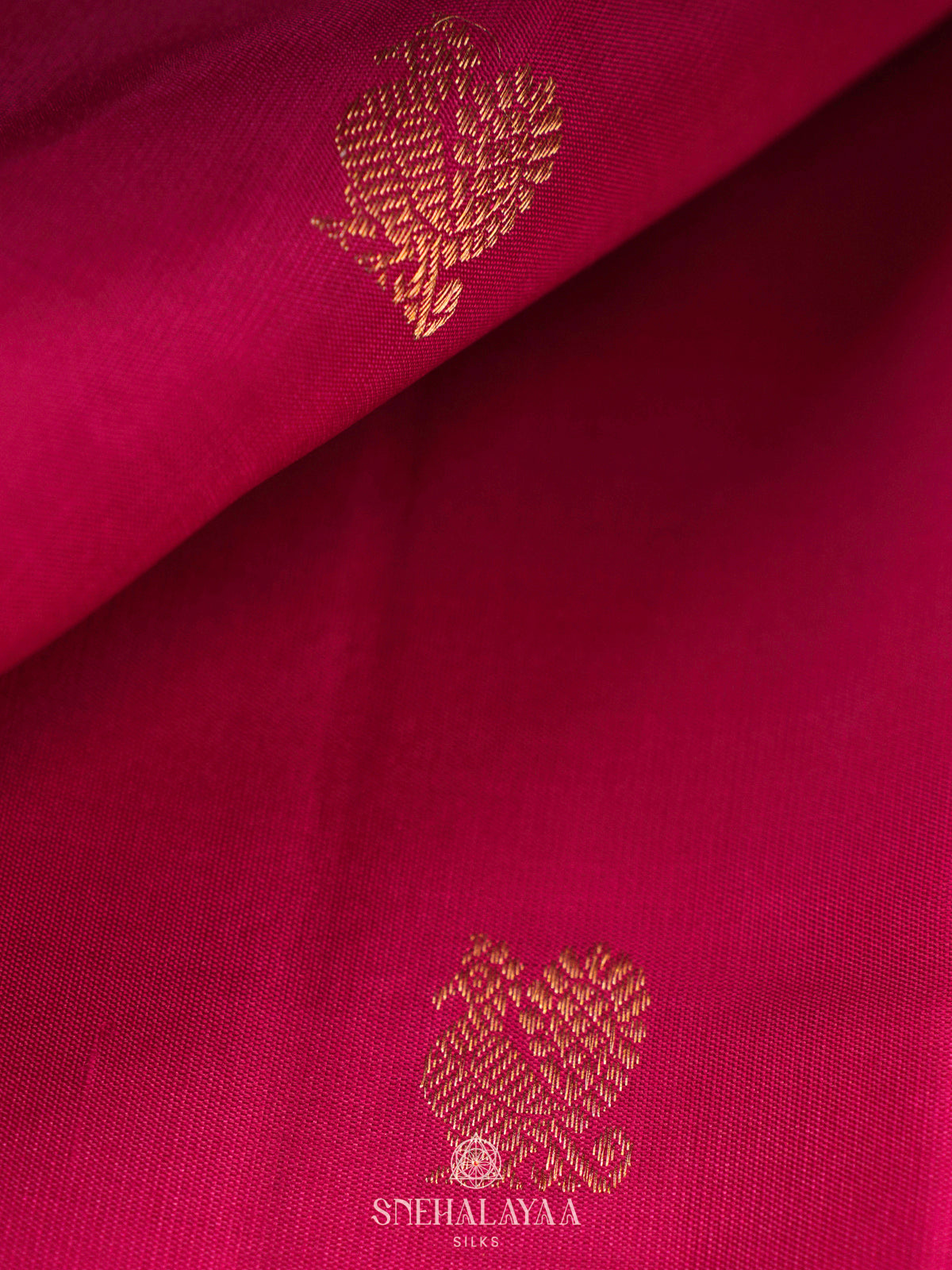 Rani Pink Kanjivaram Silk Saree