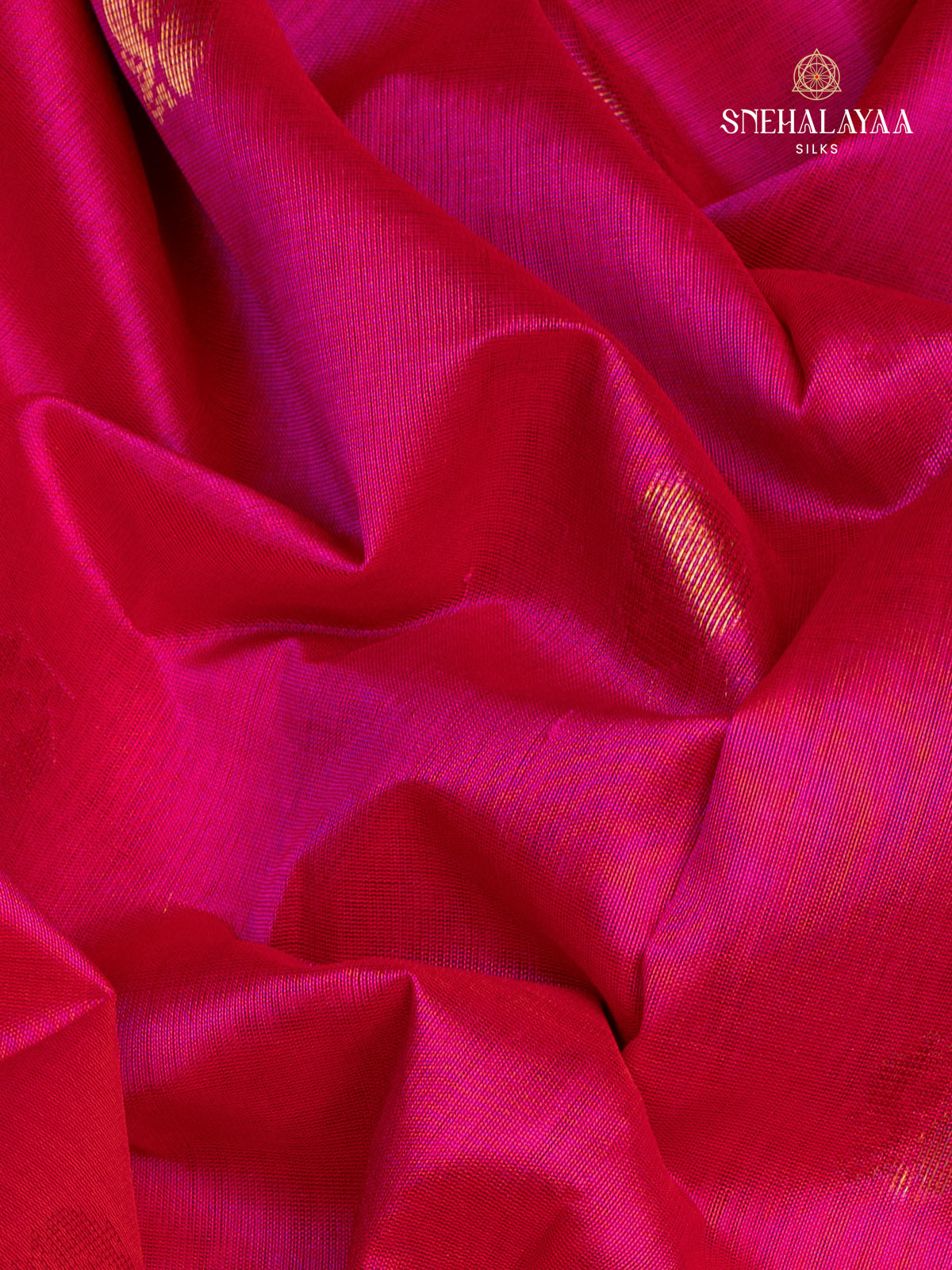 Pink Kanchi Silk Cotton Saree