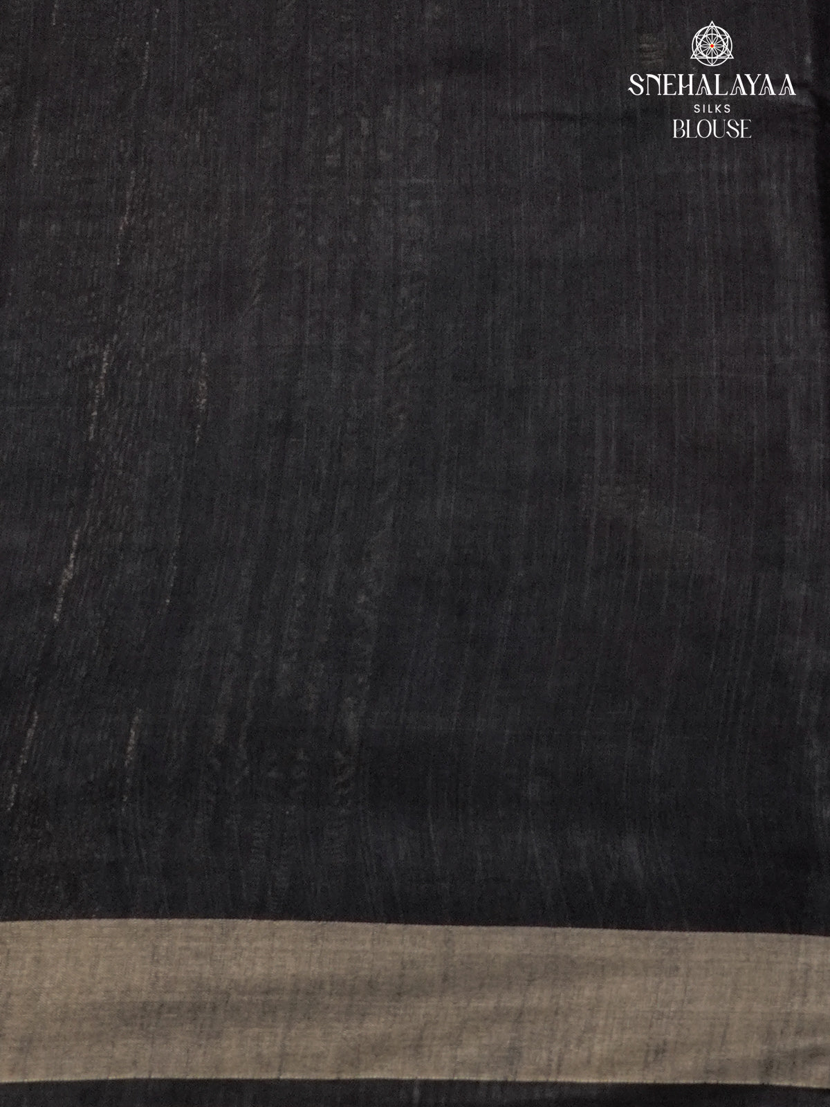 Black Bamboo Silk Saree