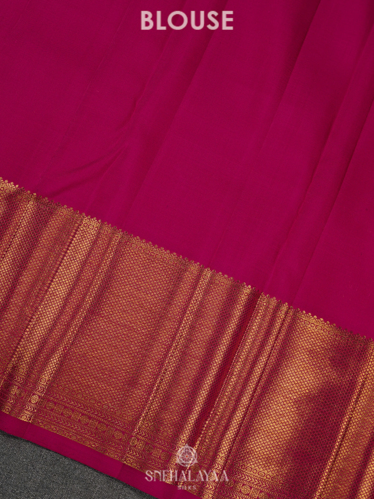 Pink Kanjivaram Silk Saree