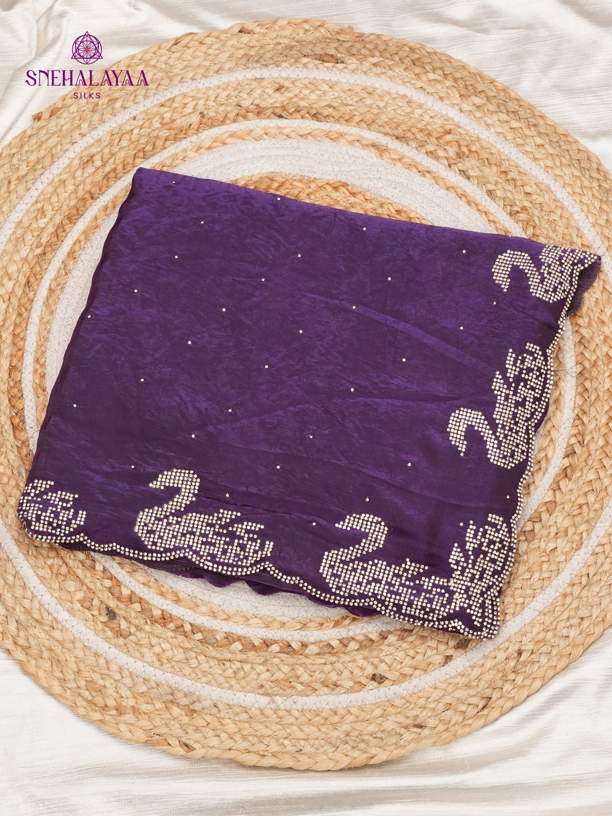 Purple Designer Saree