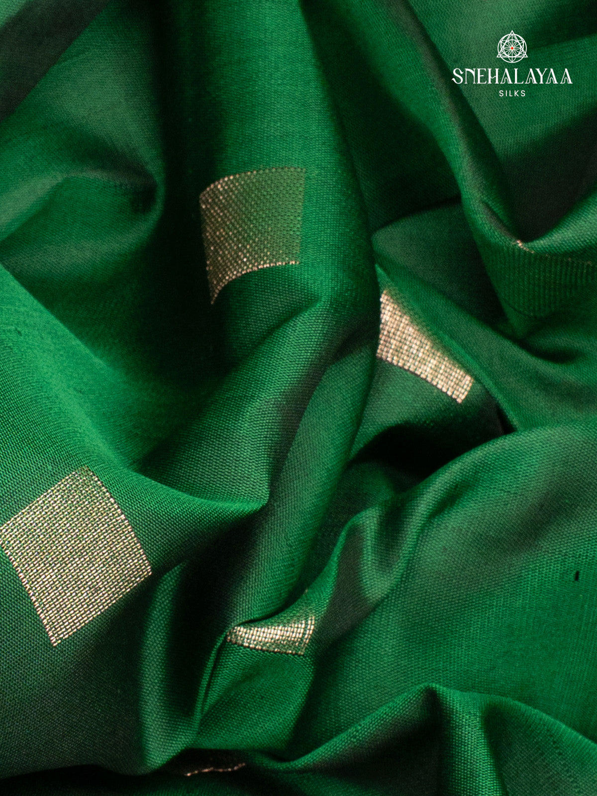 Bottle Green Kanjivaram Silk Saree