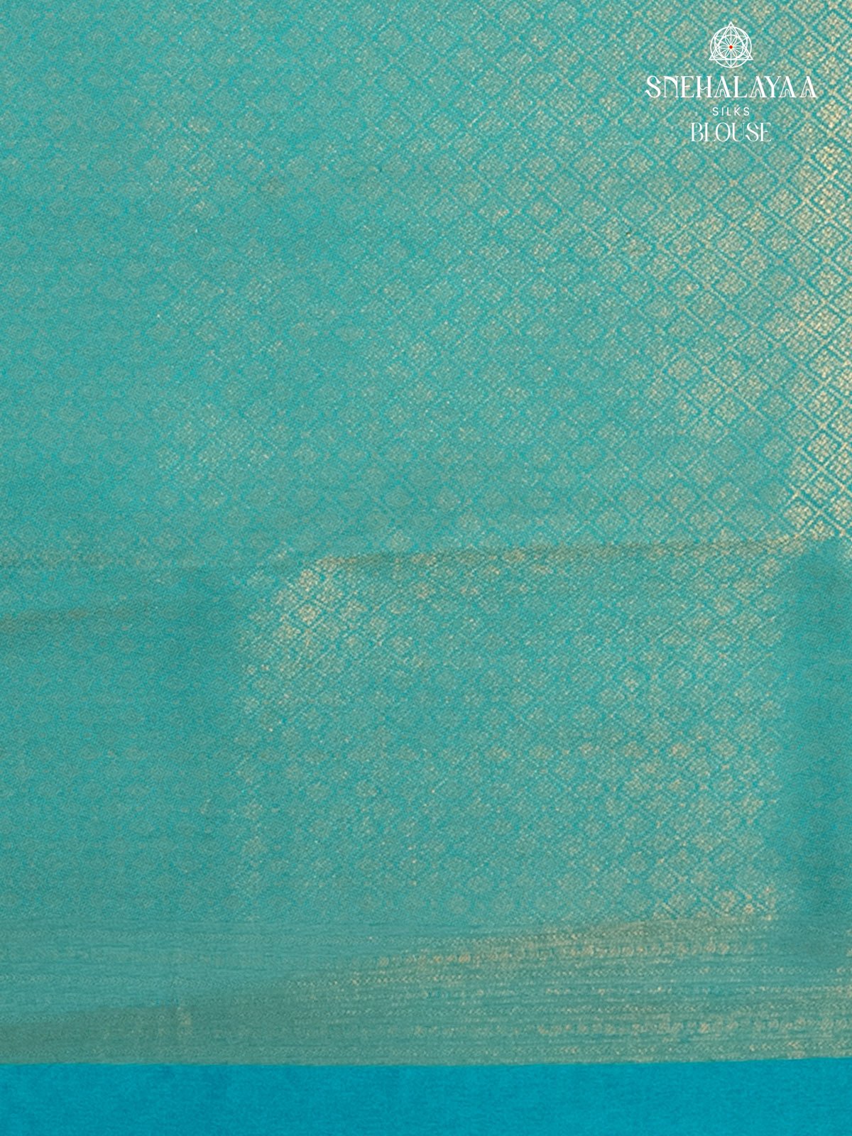 Turquoise Green Soft Silk Saree