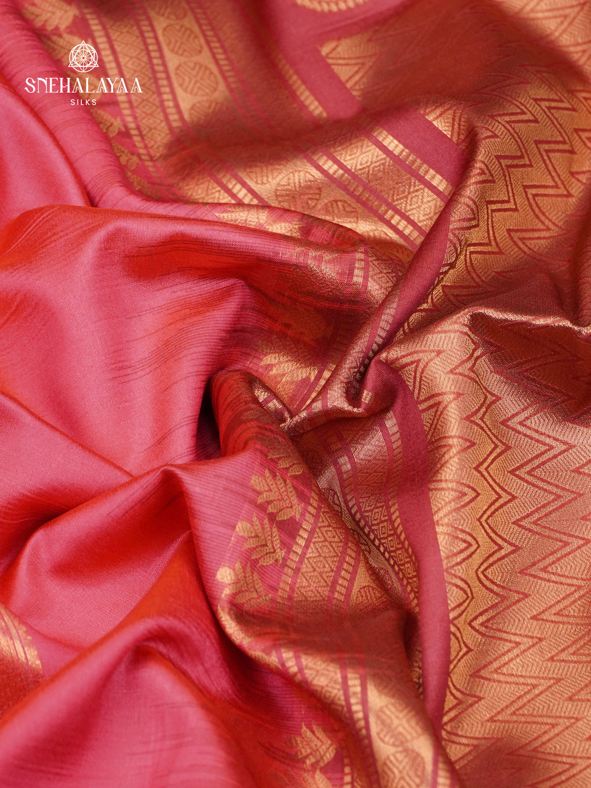 Rani Pink Jute Saree