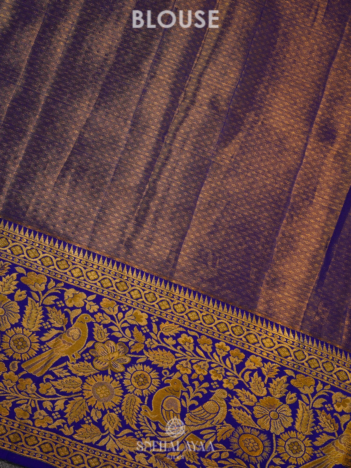Yellow Kanjivaram Silk Saree