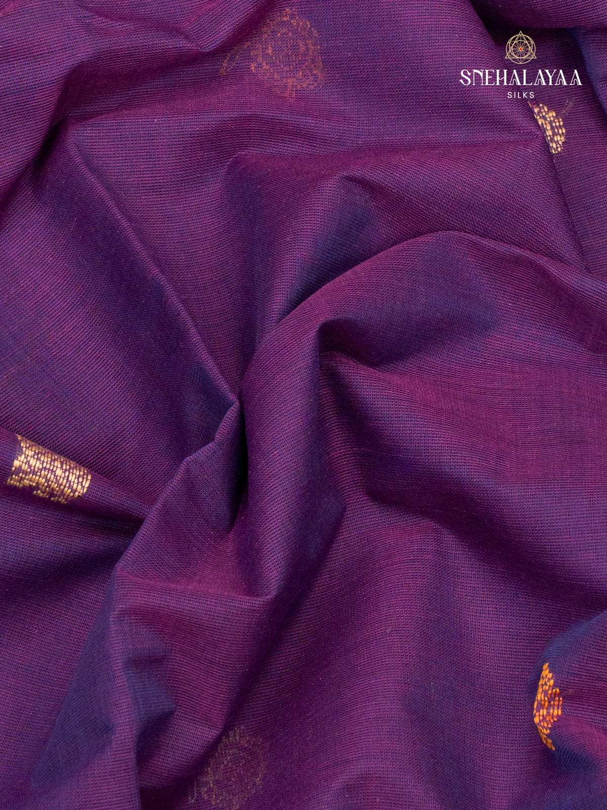 Violet Kanchi Cotton Saree