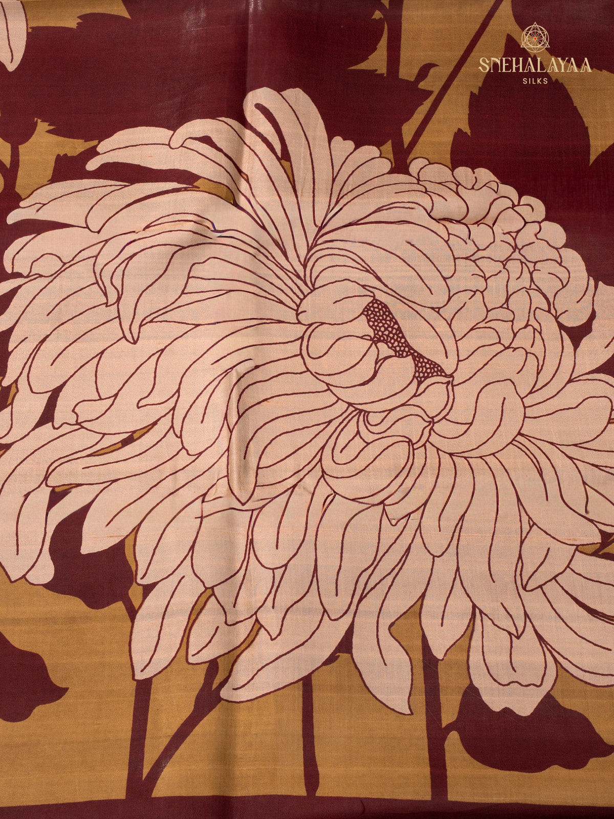 Coffee Brown Tussar Saree