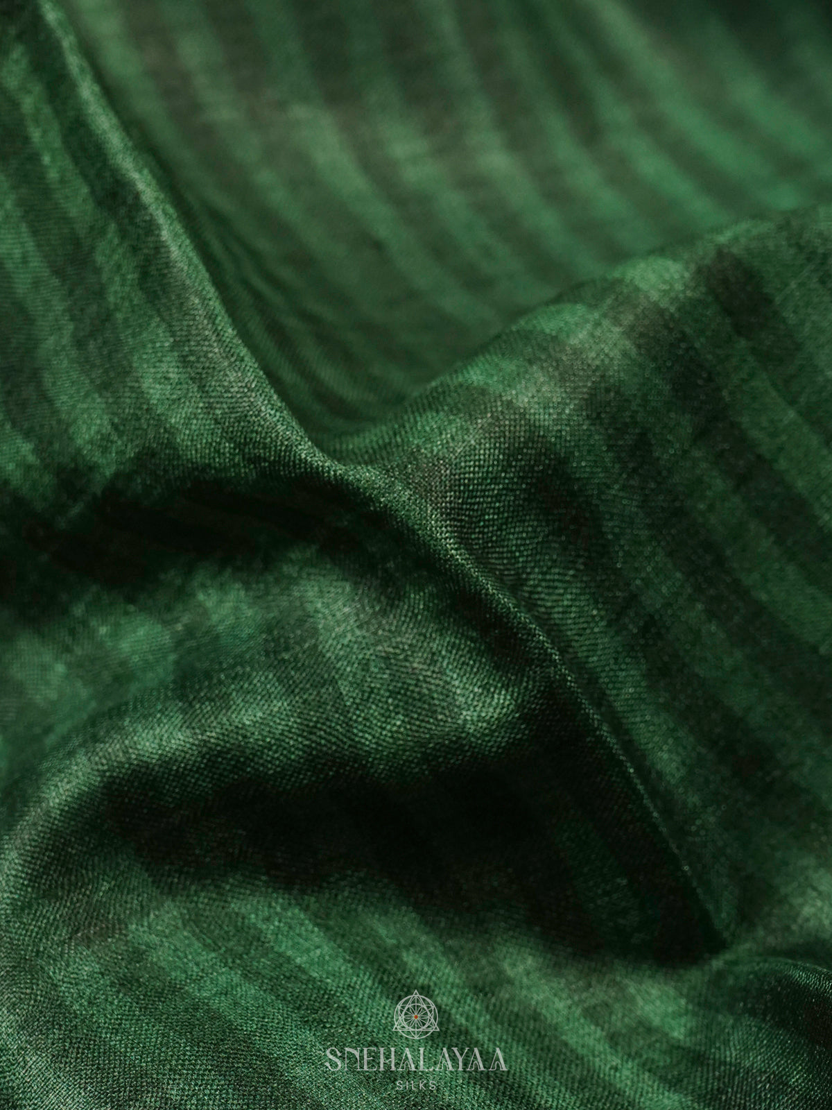 Green Tussar Saree
