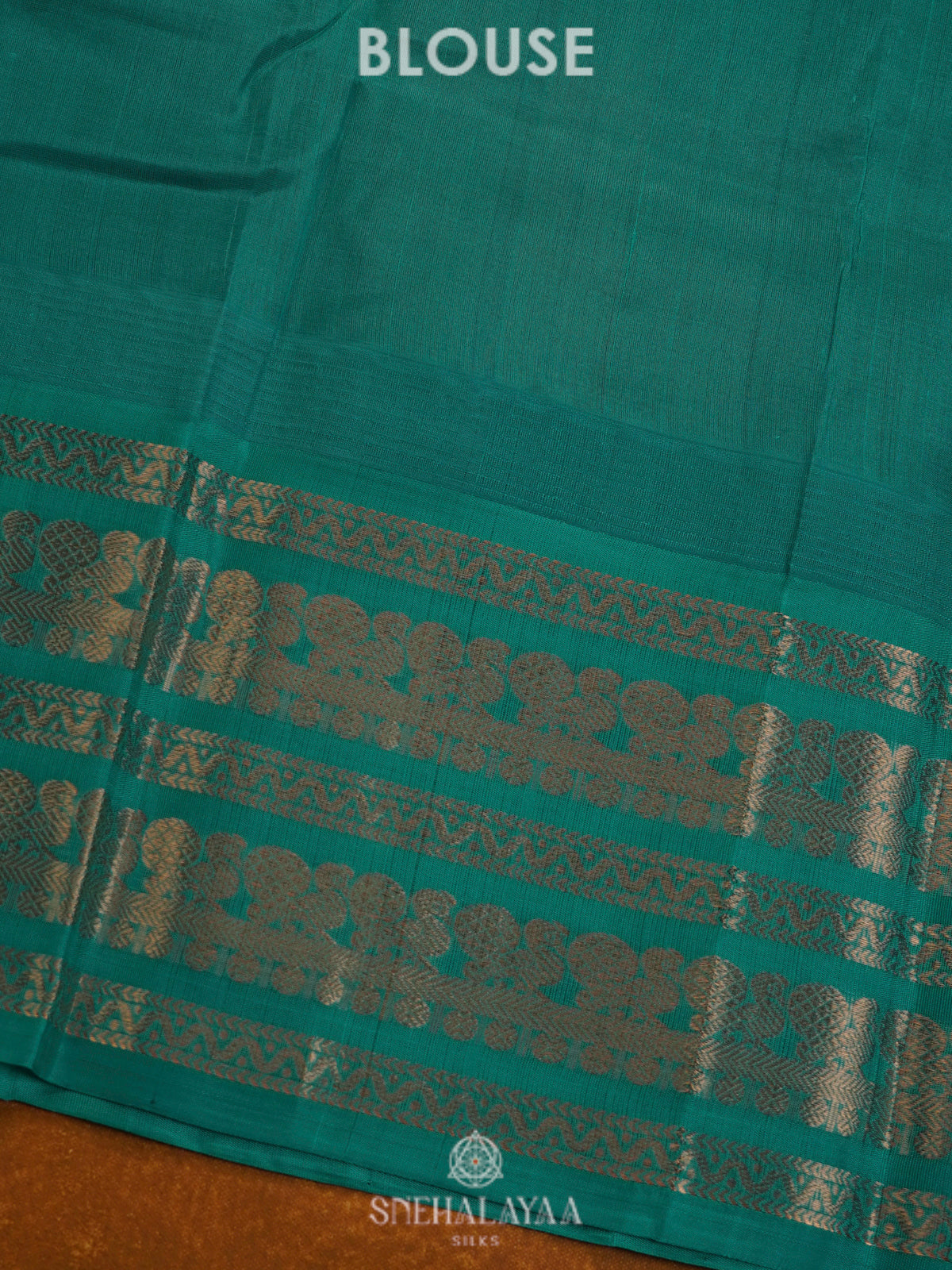 Maroon Kuppadam Silk Cotton Saree with Sky Blue Border