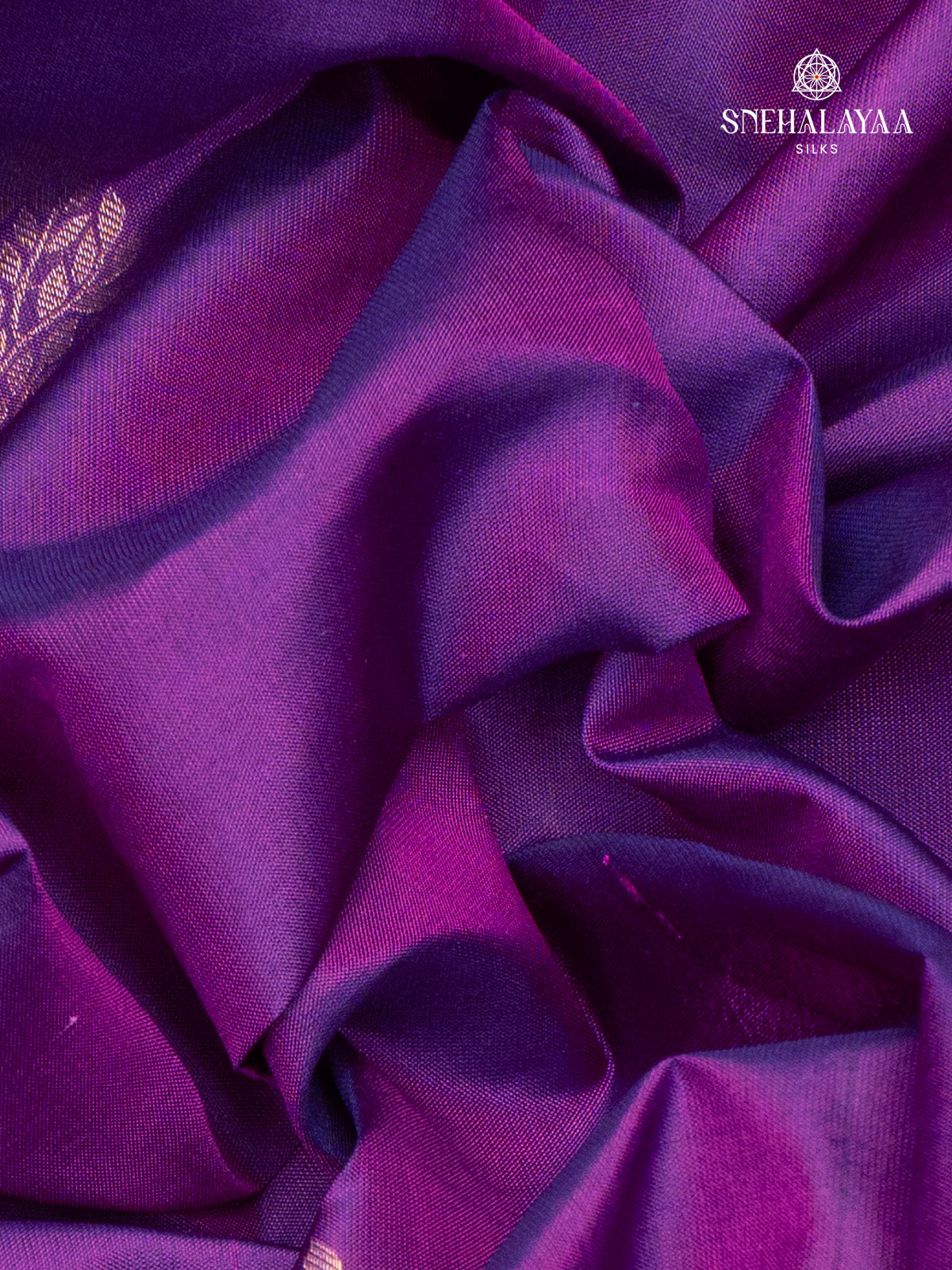 Violet Kanjivaram Silk Saree