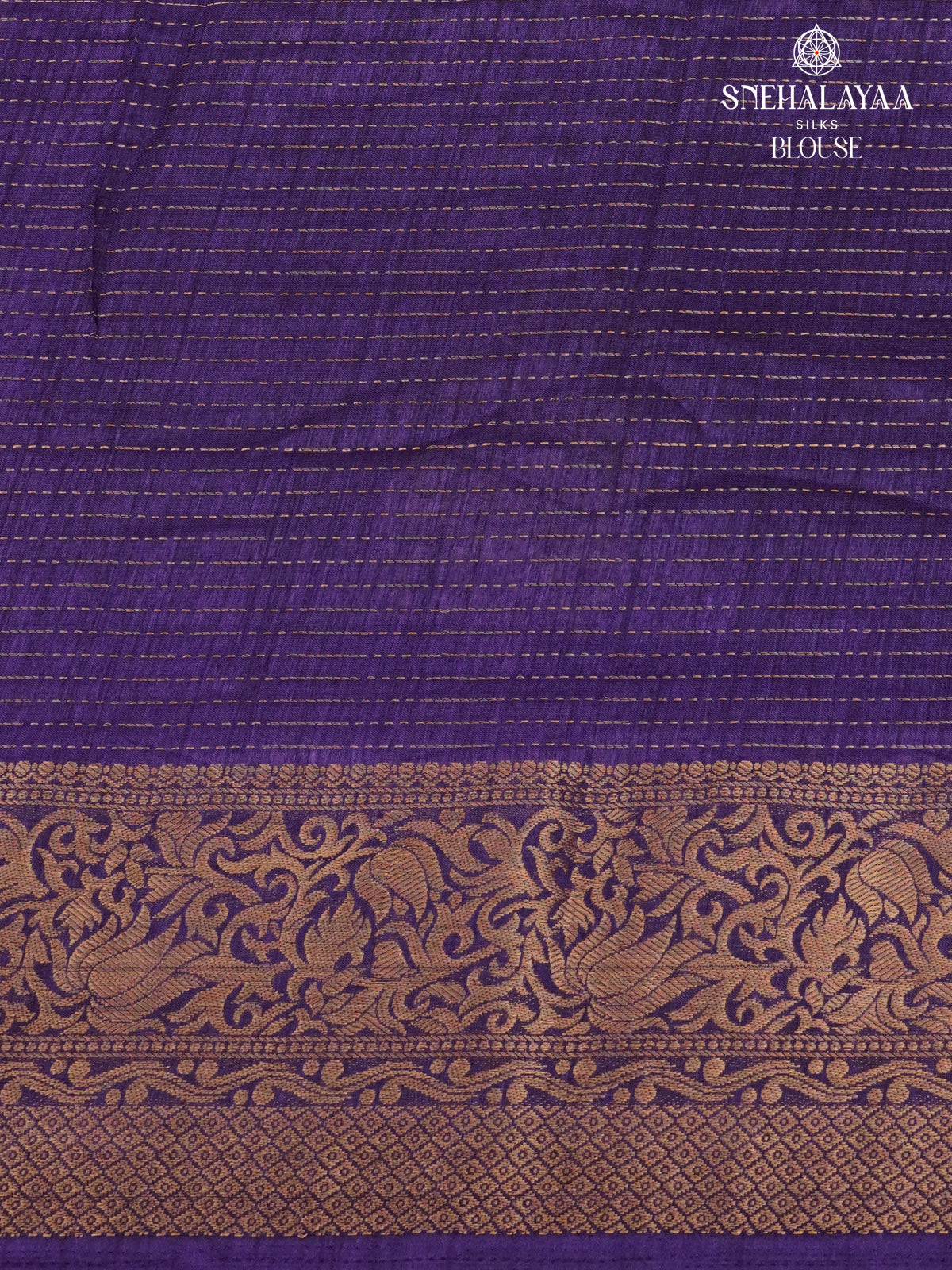 Rich Purple Dola Silk Saree