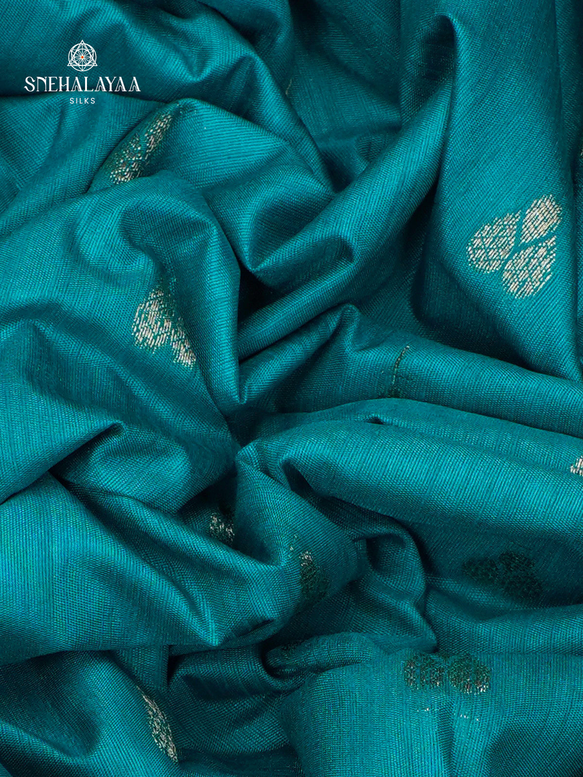 Blue Banaras Dola Silk Saree