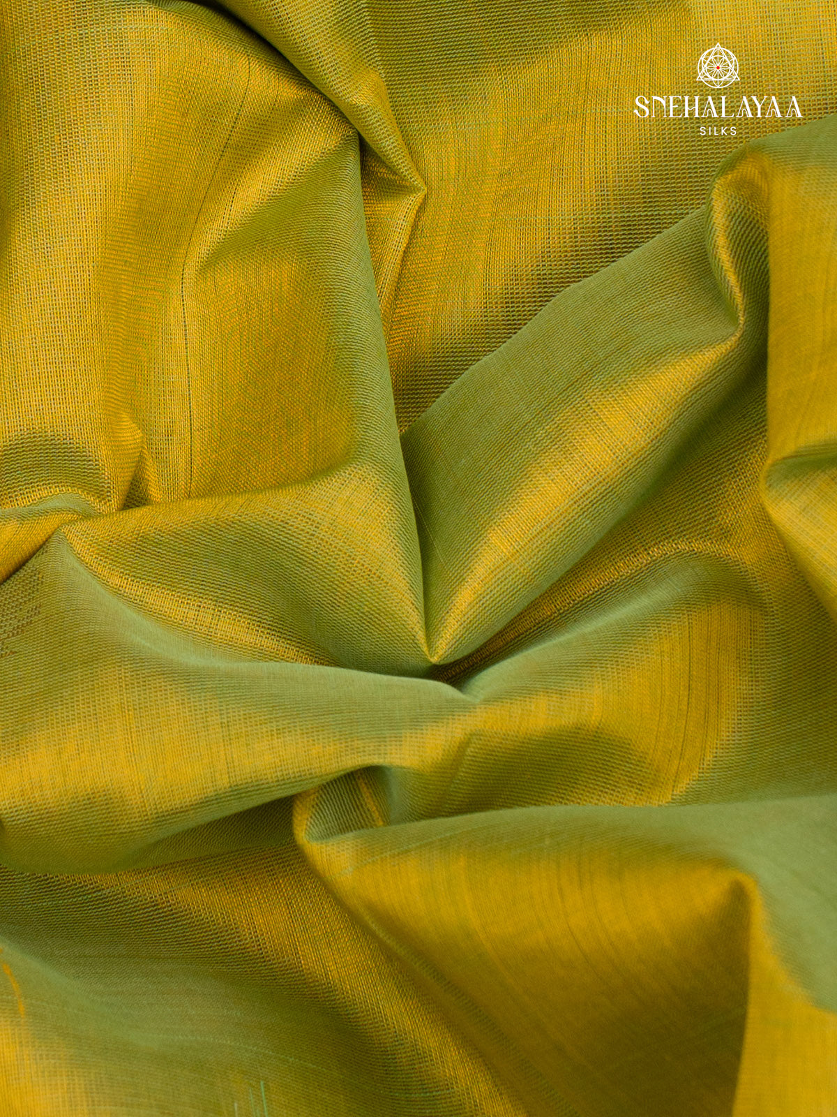 Olive Green Kanchi Silk Cotton Saree