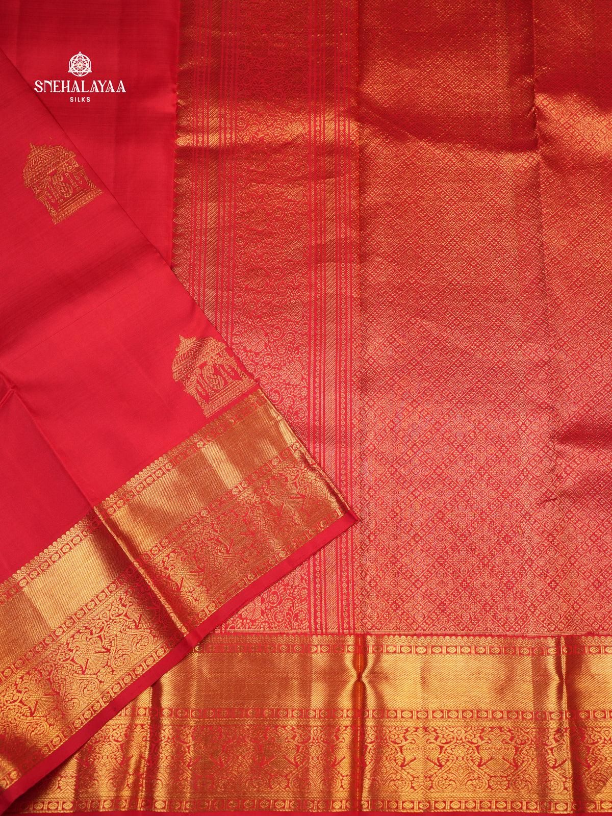 Red Kanjivaram Silk Saree