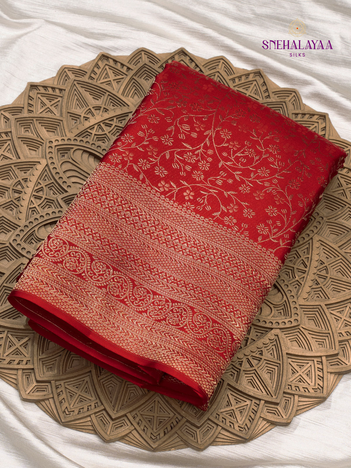 Maroon Kanjivaram Silk Saree
