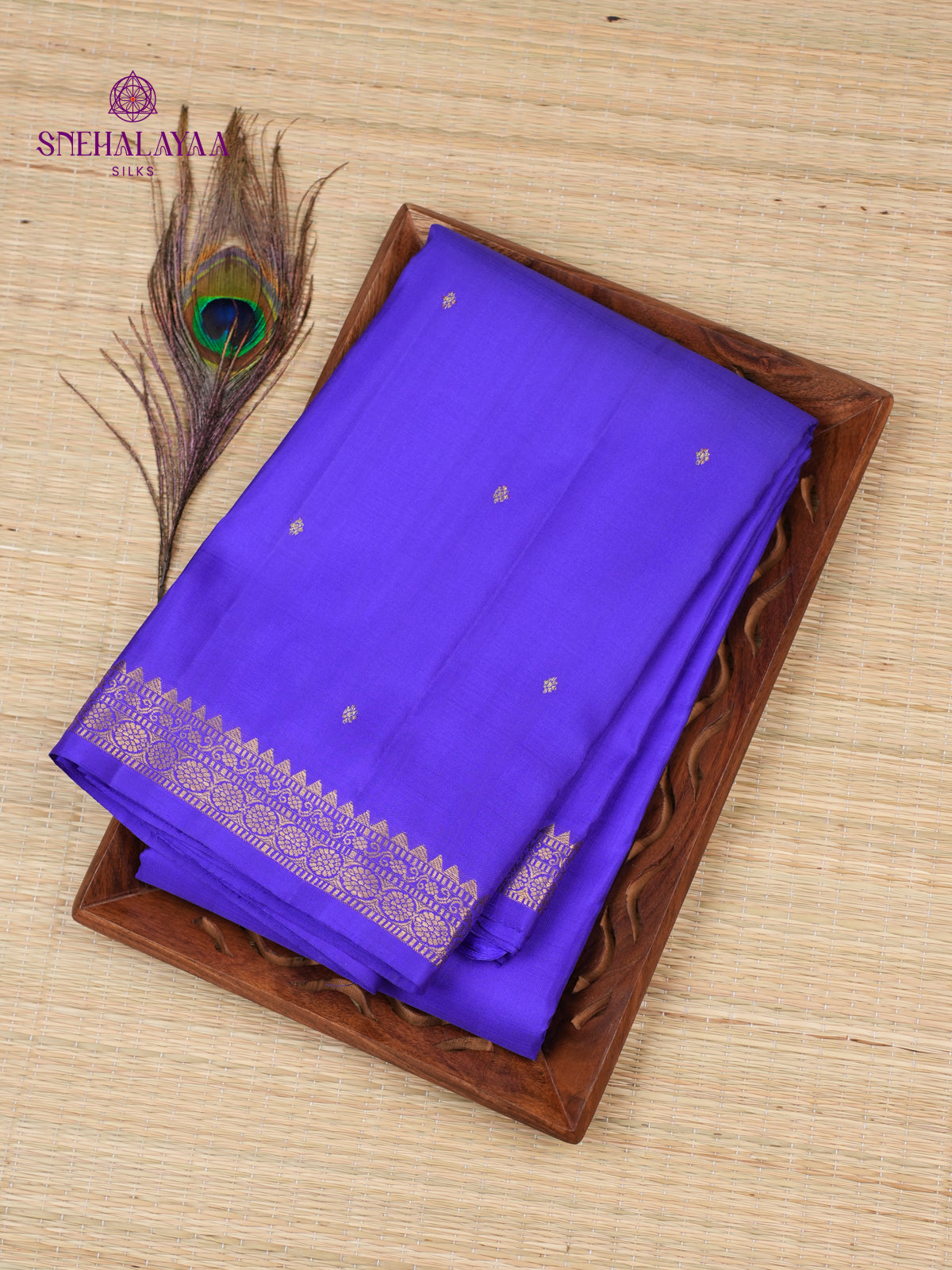 Royal Blue Kanjivaram Silk Saree