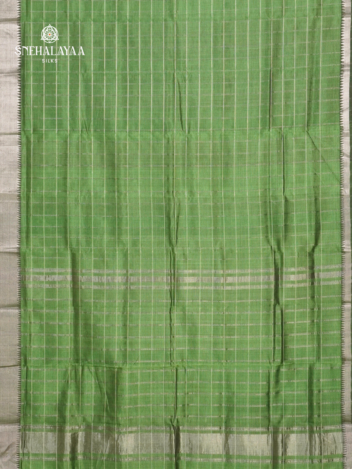 Green Mangalagiri Silk Cotton Saree
