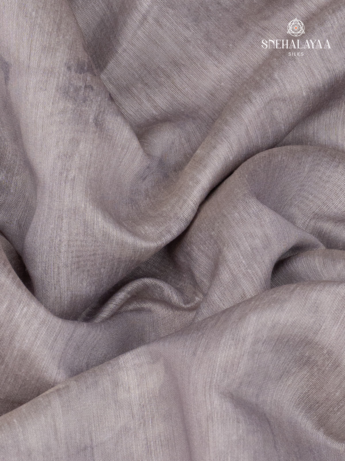 Grey Linen Saree