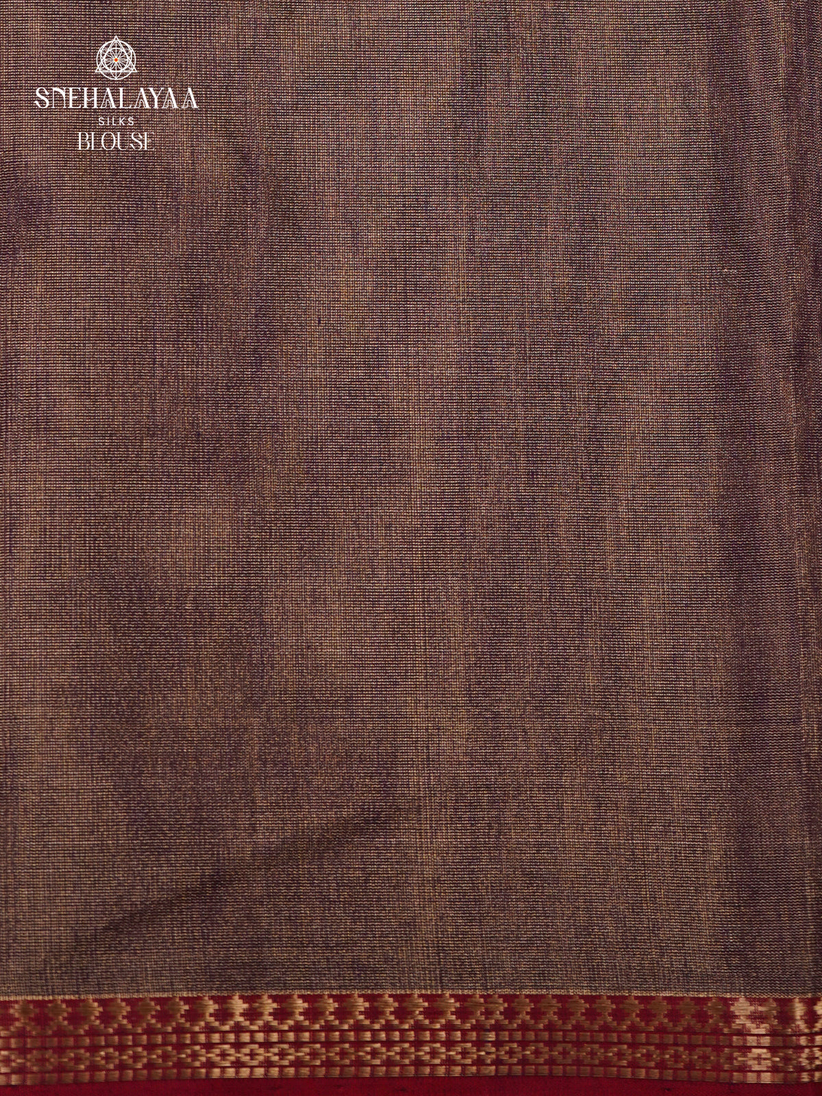 Brown Maheshwari Silk Cotton Saree