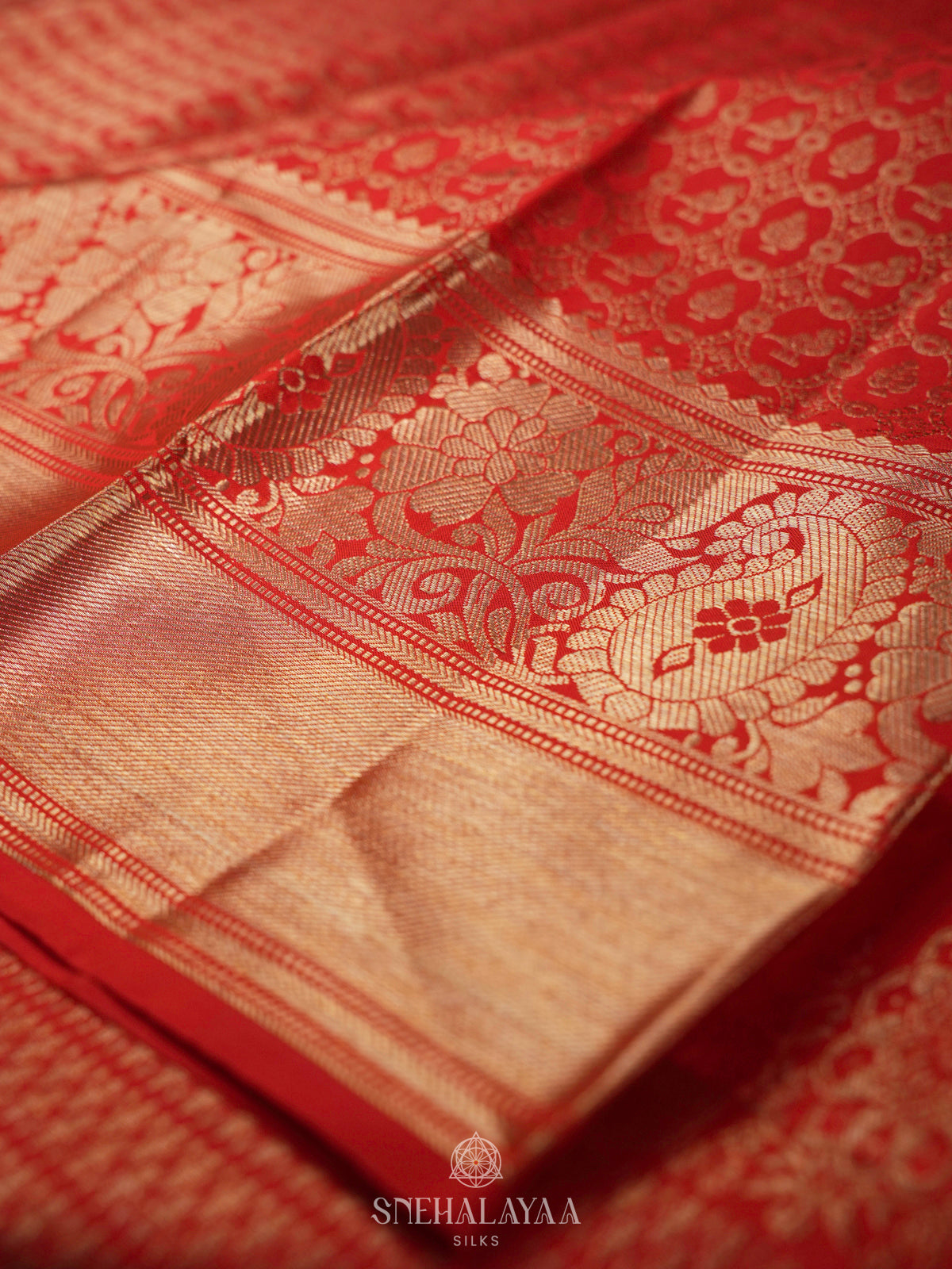 Red Kanjivaram Silk Saree