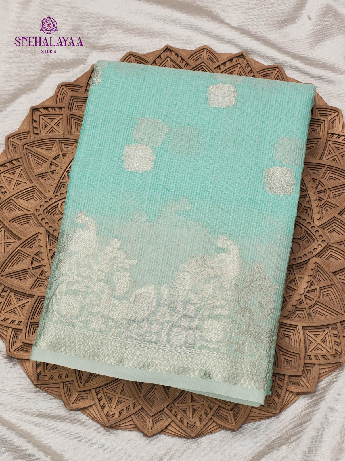 Pastel Green Kota Saree