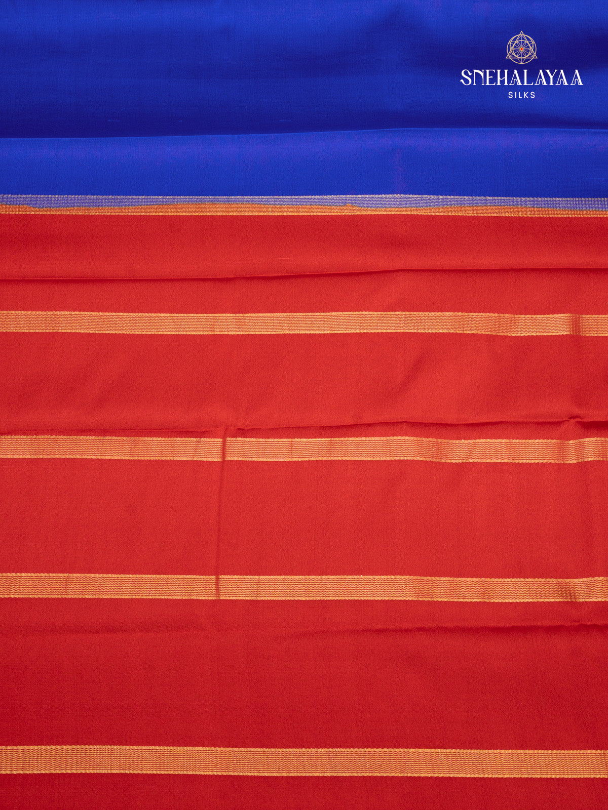 Blue Mysore Silk Saree