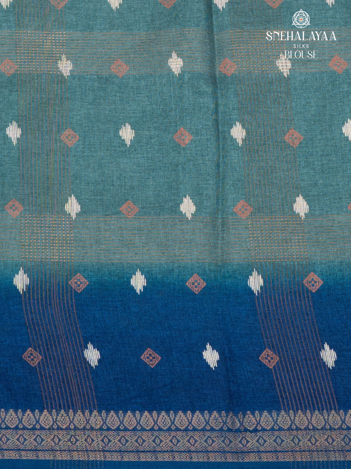 Sea Green Dola Silk Saree