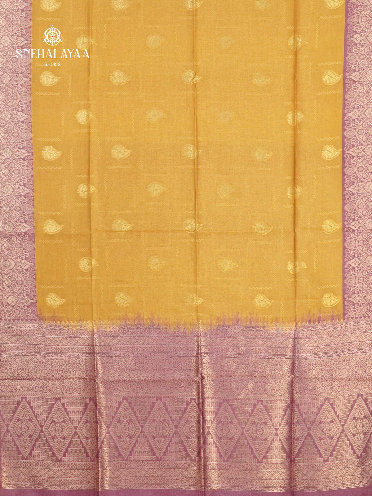 Yellow Jute Saree