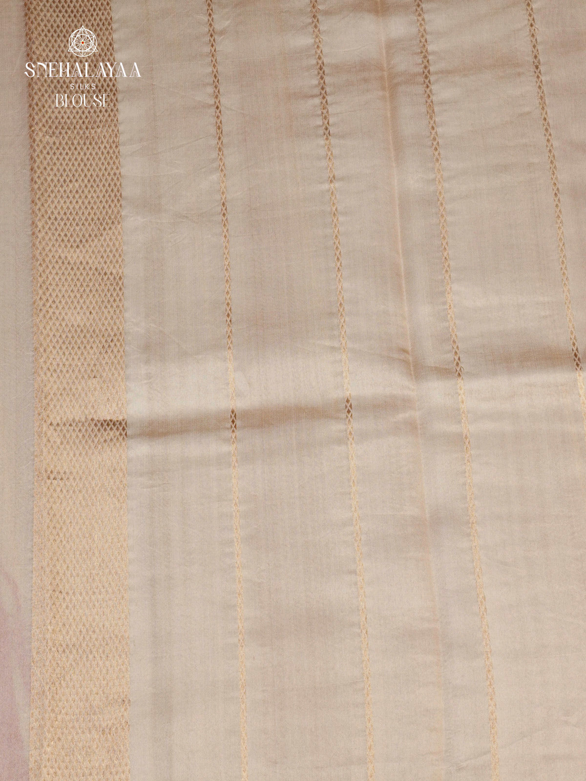 Rust Orange Banaras Poona Silk Saree