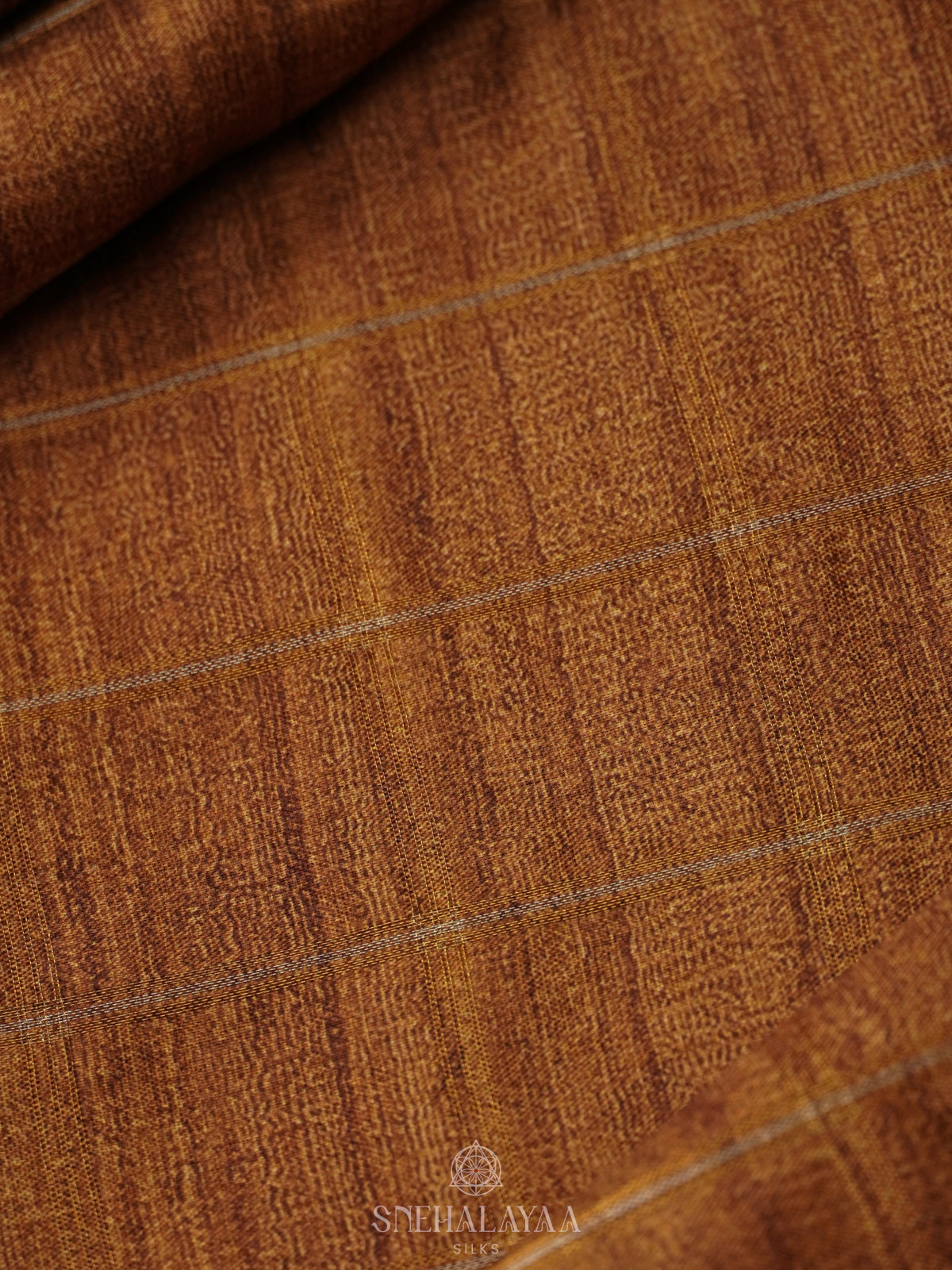 Brown Tussar Saree
