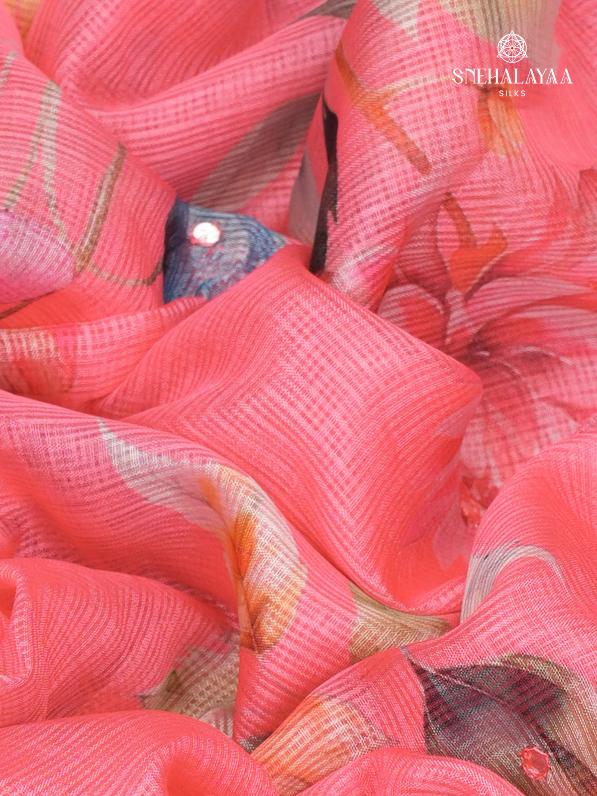 Rani Kota Embroidery Saree