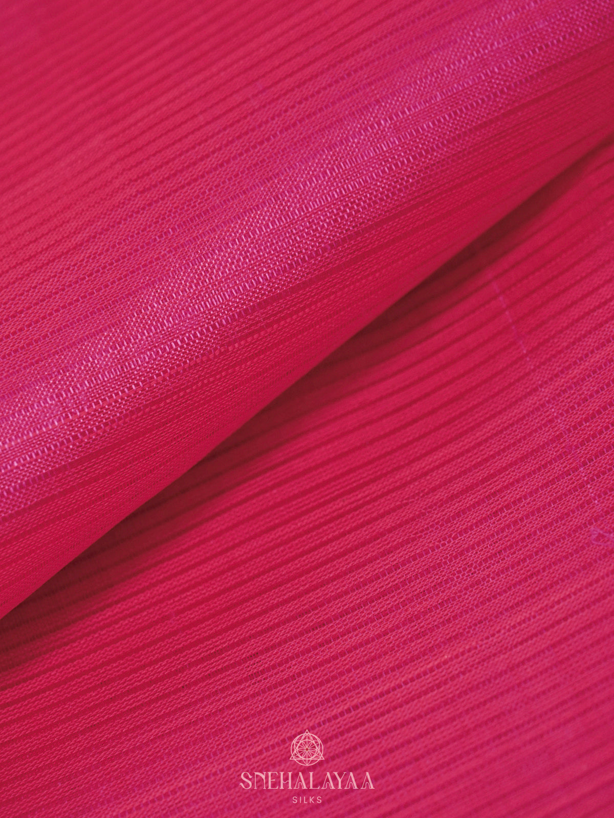 Pink Mangalagiri Silk Cotton Saree