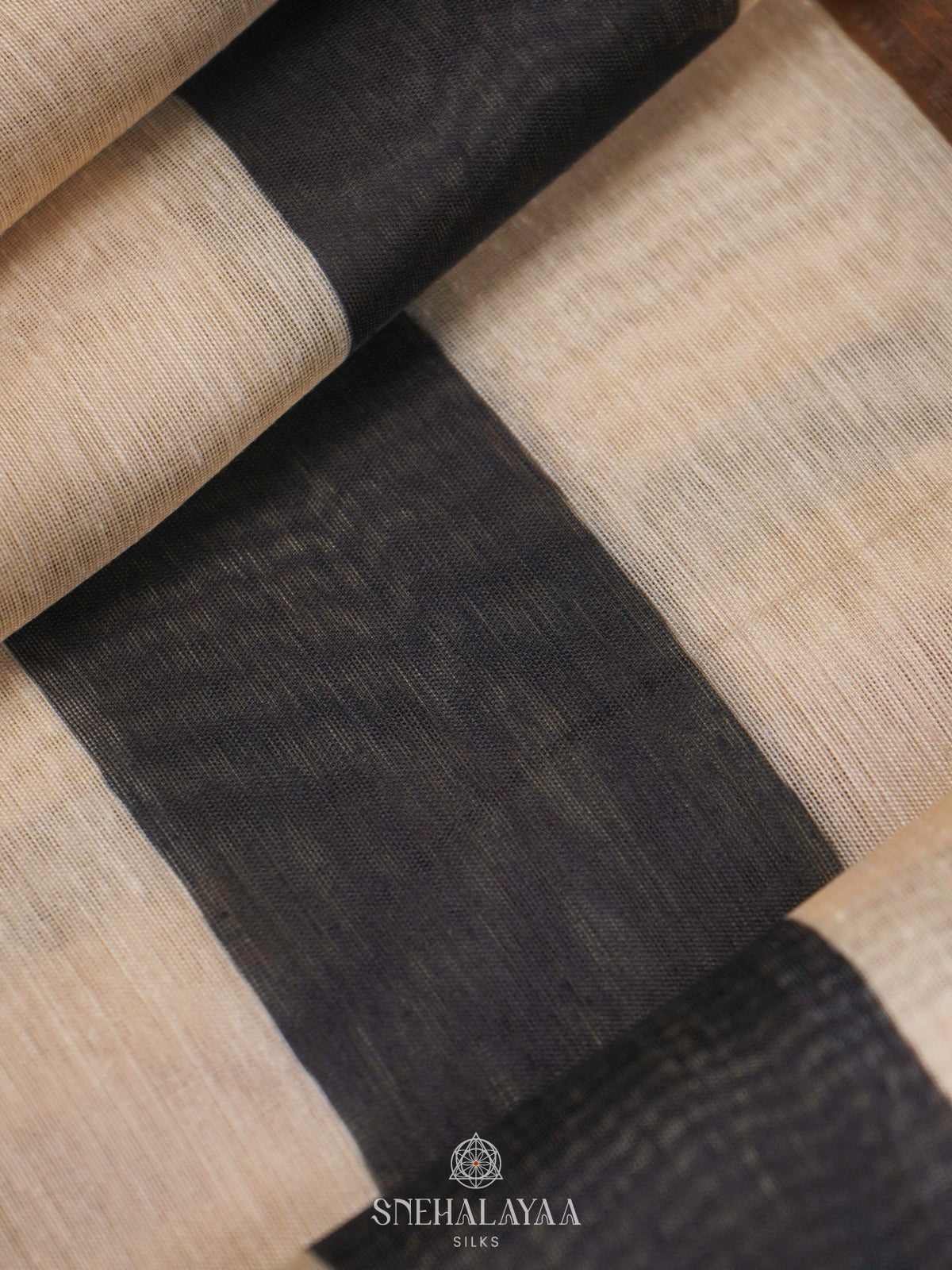 Multicolour Linen Saree