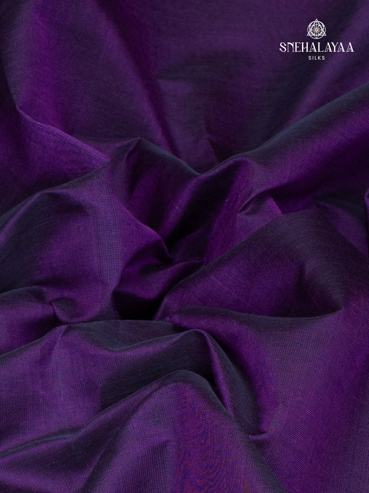 Purple Kanchi Silk Cotton Saree