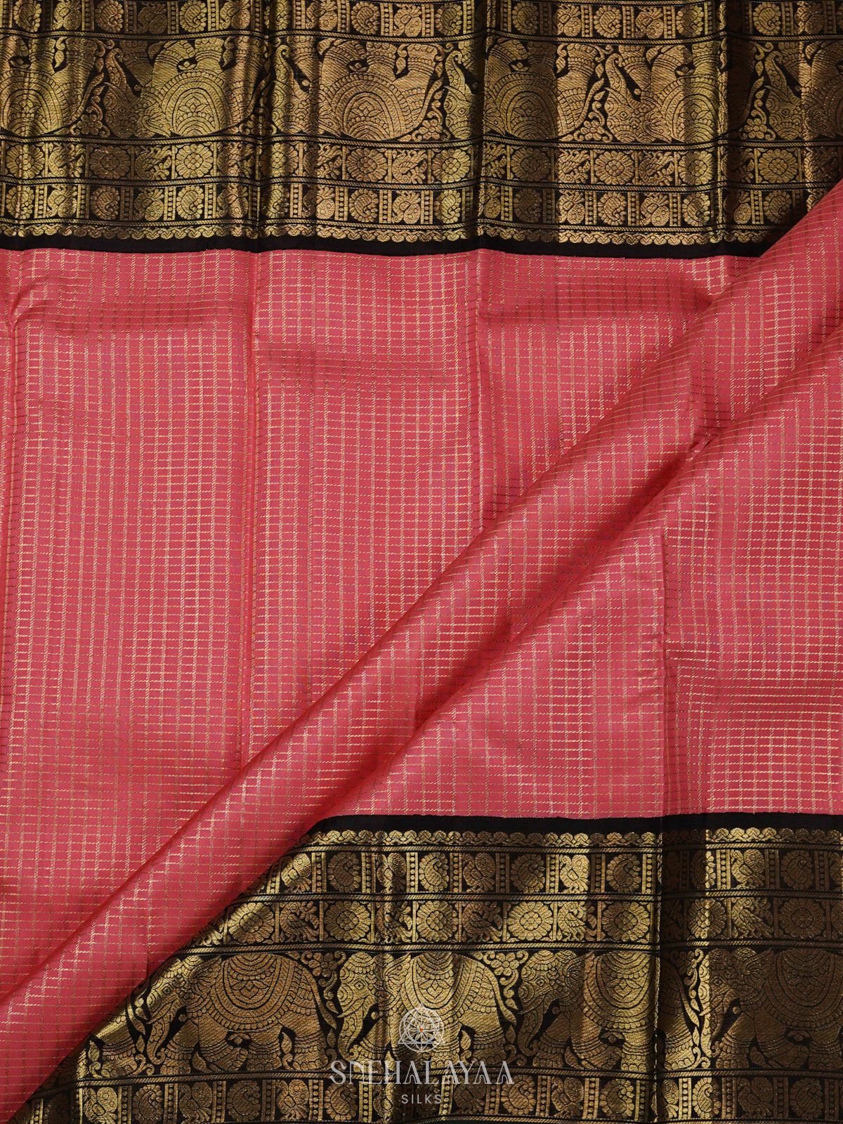 Pink Kanjivaram Silk Saree