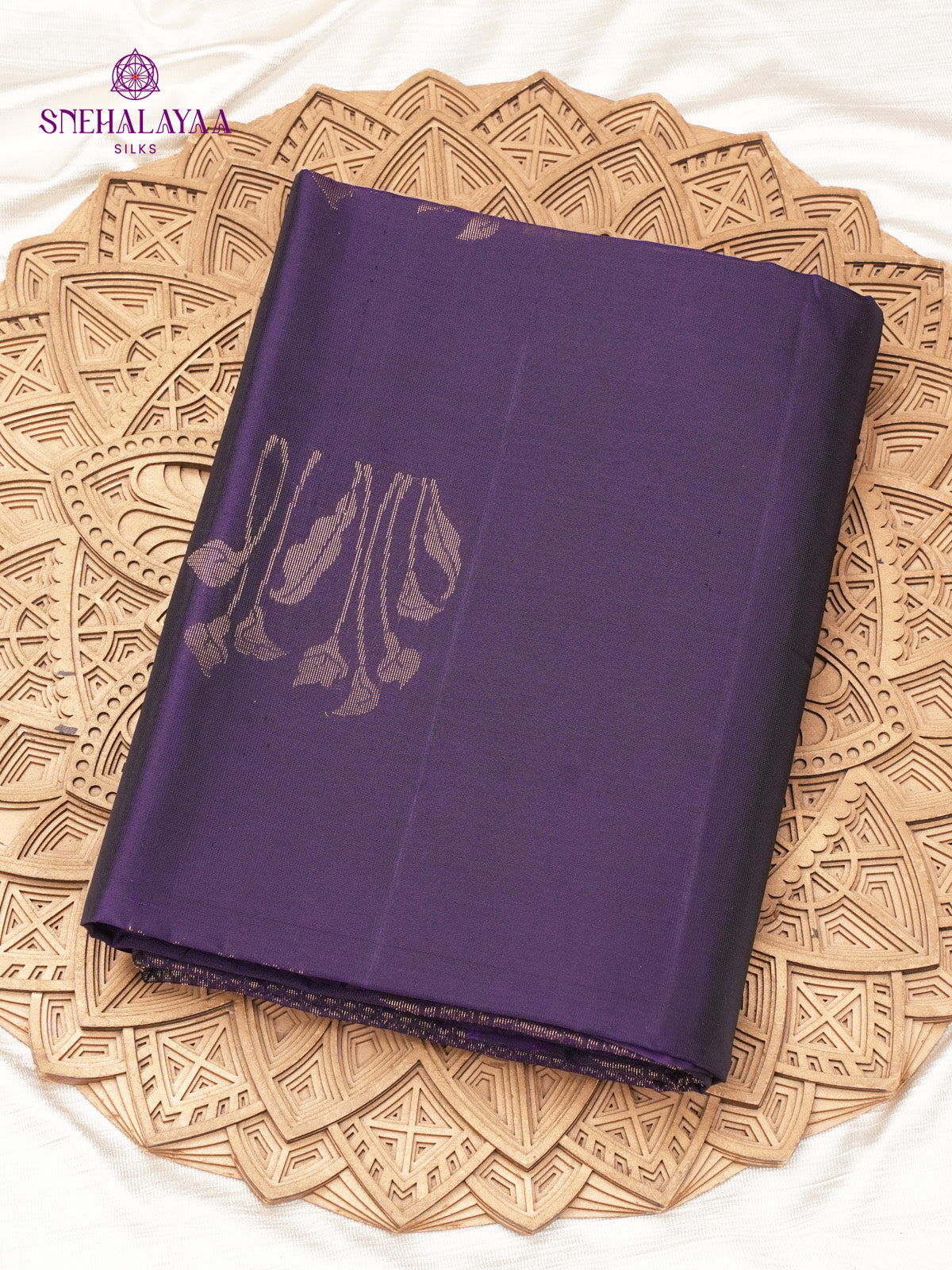 Purple Kanjivaram Soft Silk Saree