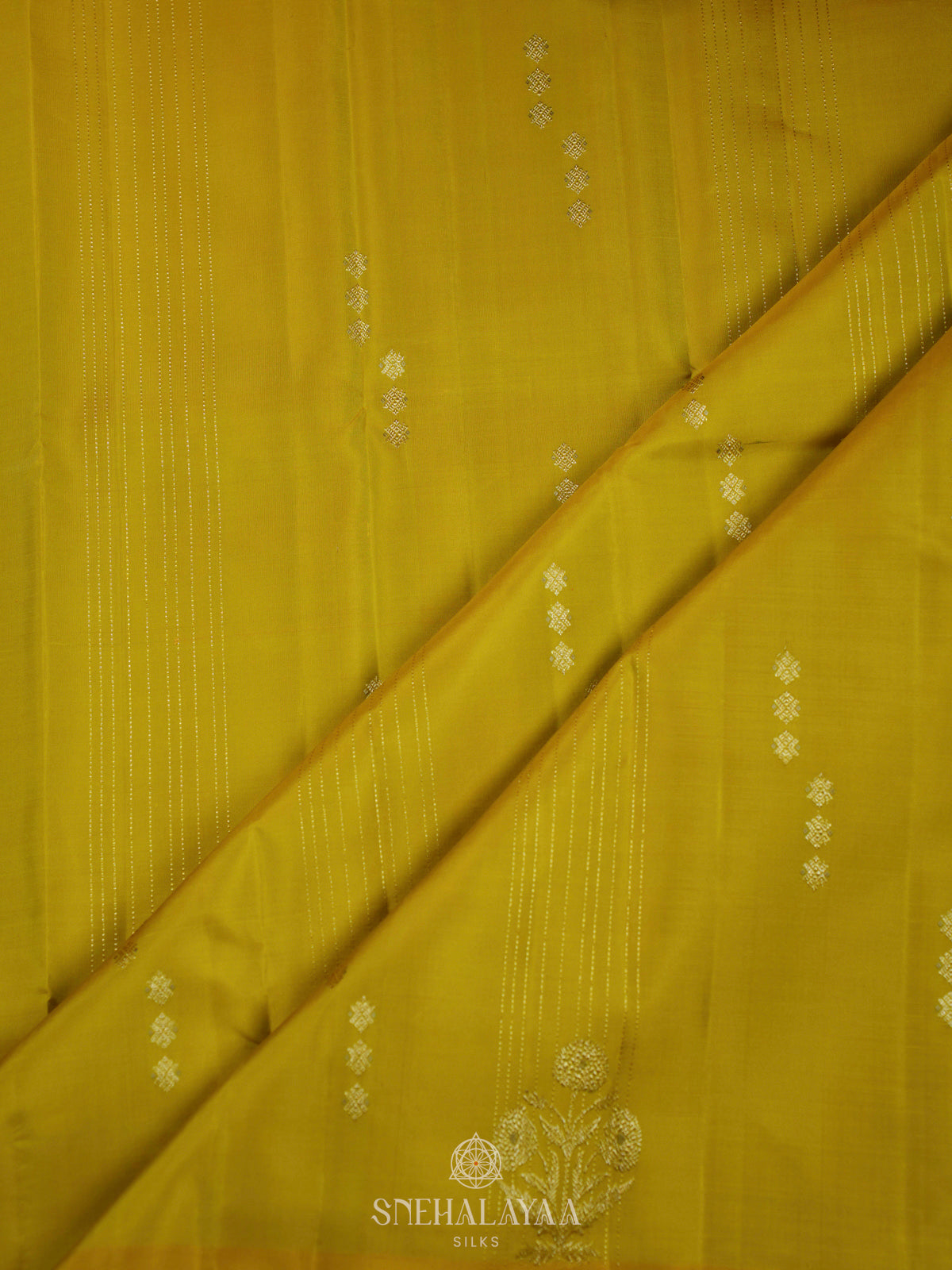 Yellow Kanjivaram Silk Saree
