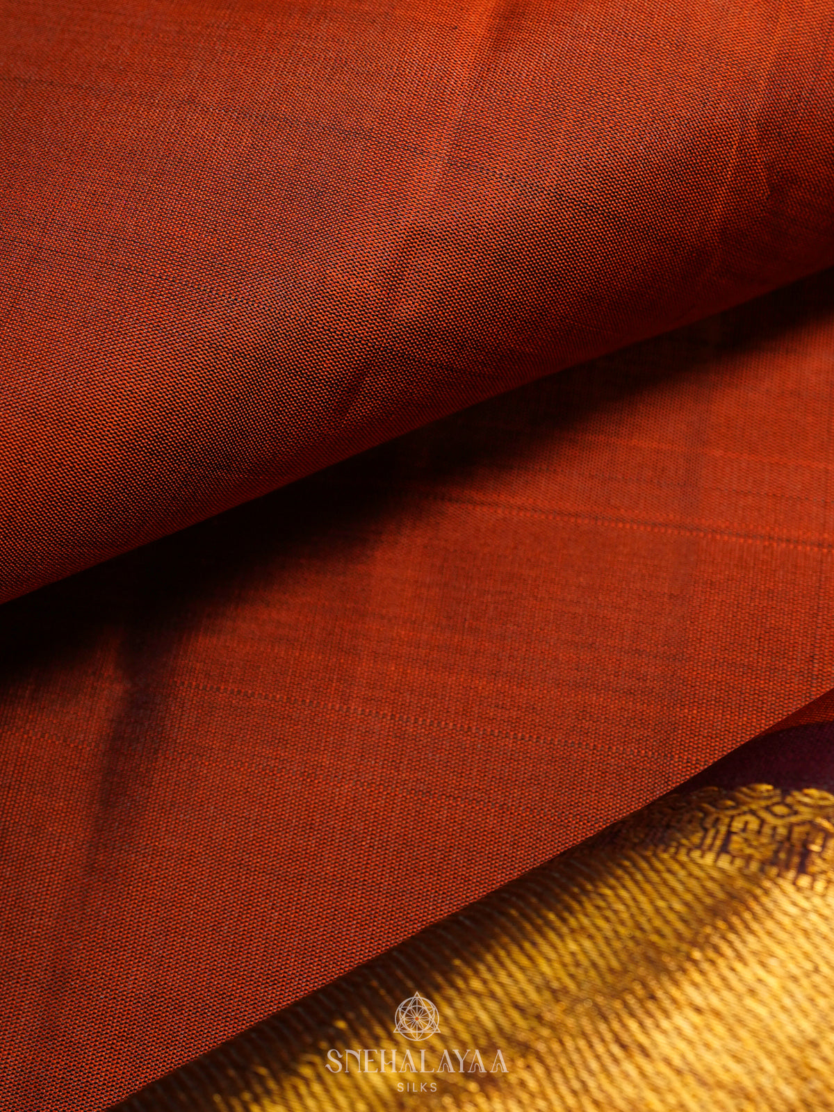 Brown Kanjivaram Silk Saree
