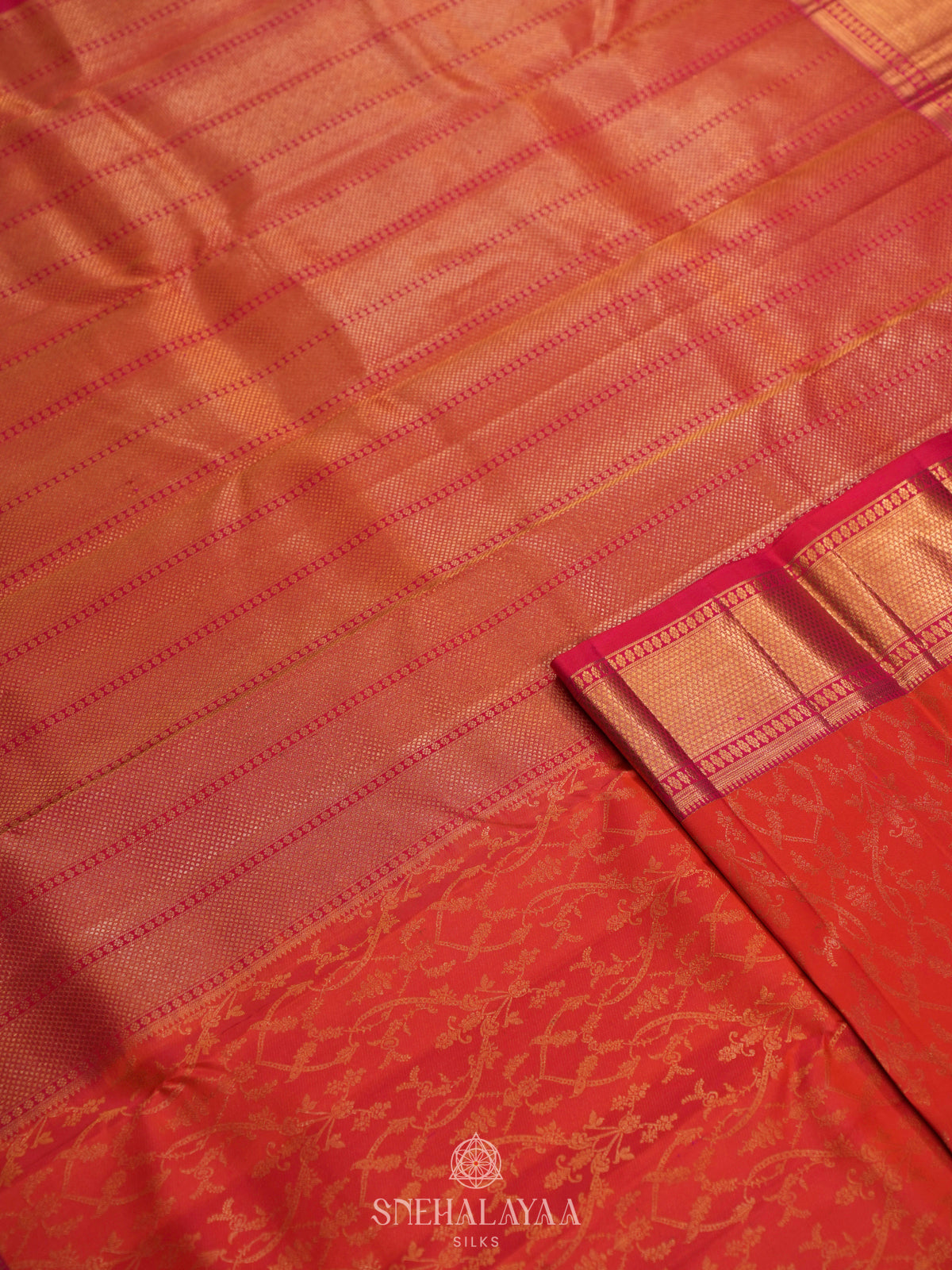 Pink Kanjivaram Silk Saree